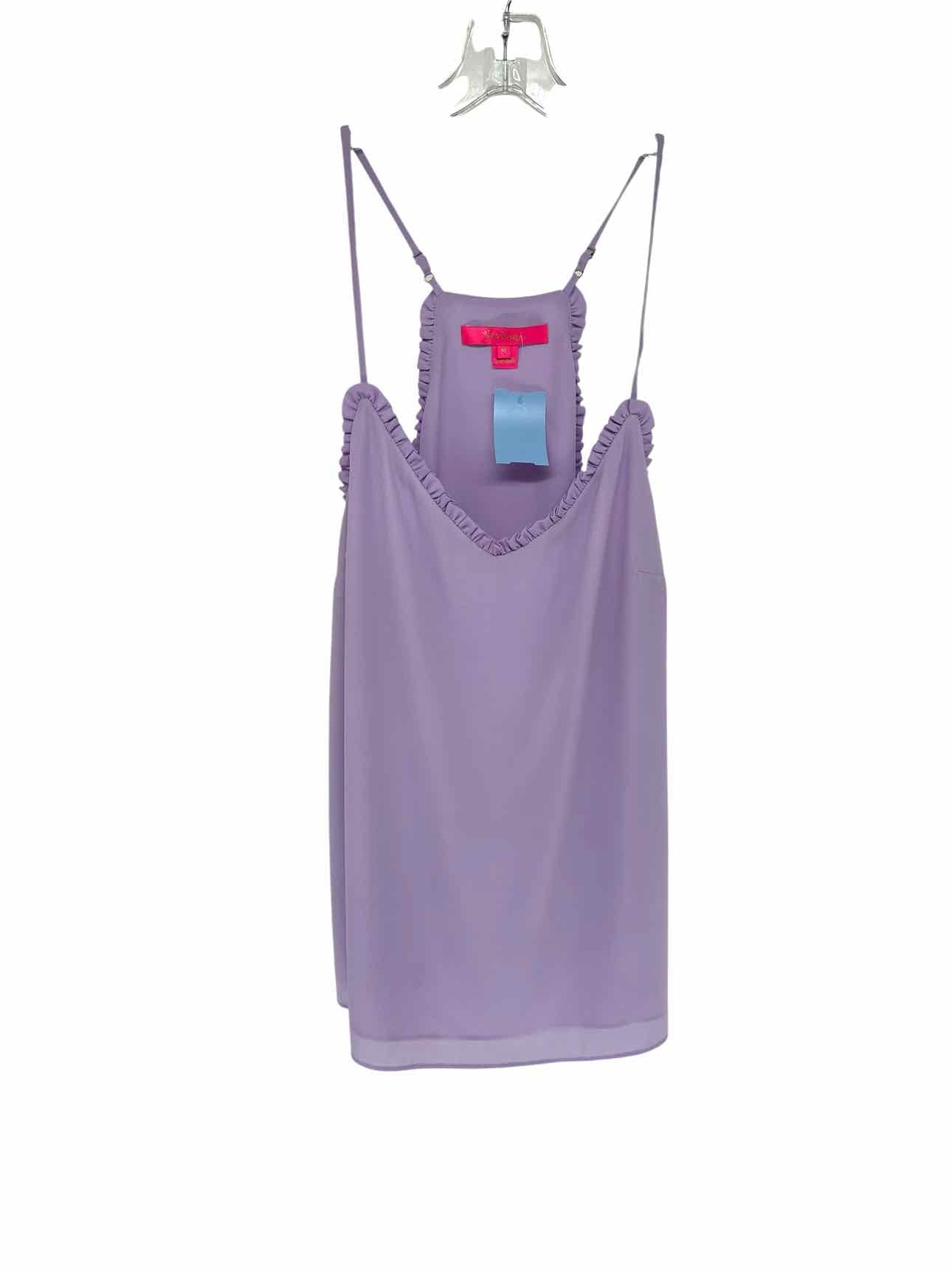 Lilly PulitzerRuffled Dusk Top Lilac Size M