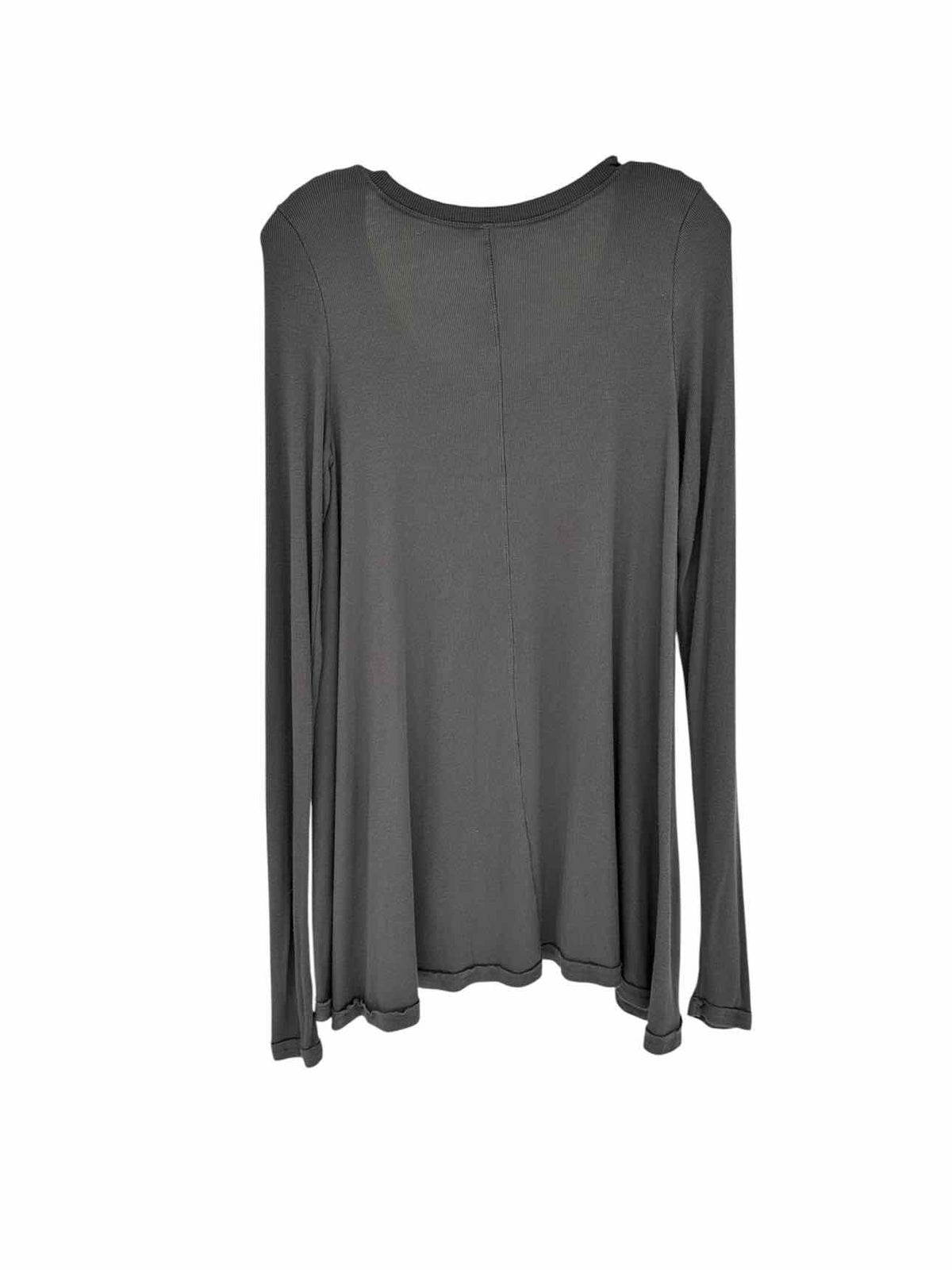 Free People Gray Size S Long Sleeve Top