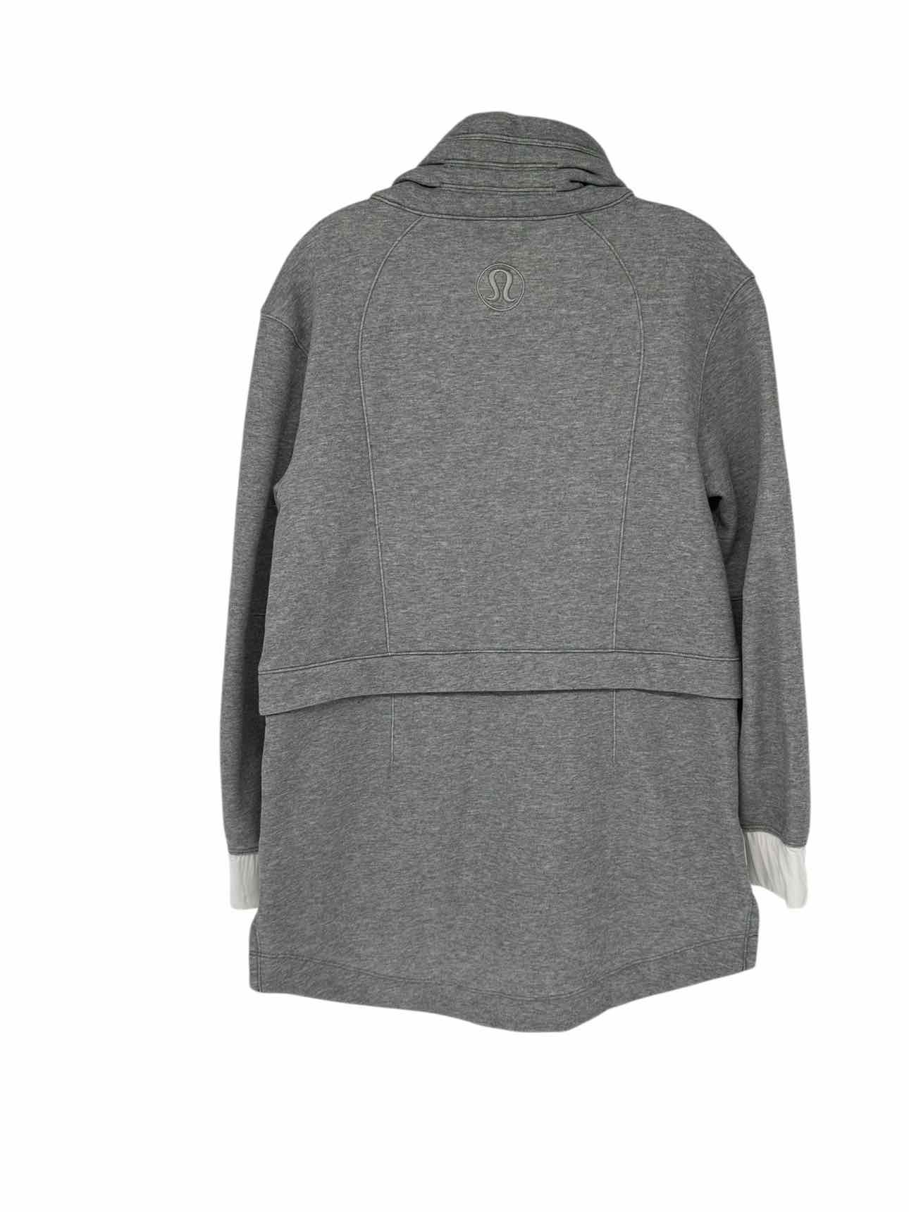 Lululemon Light As Warmth Zip Front Jacket Gray Size 8