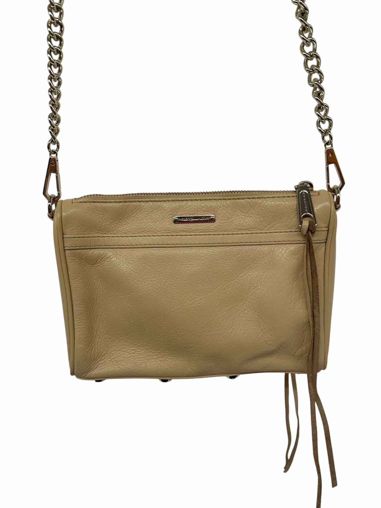 Rebecca Minkoff Mini M.A.C. Beige Leather Crossbody
