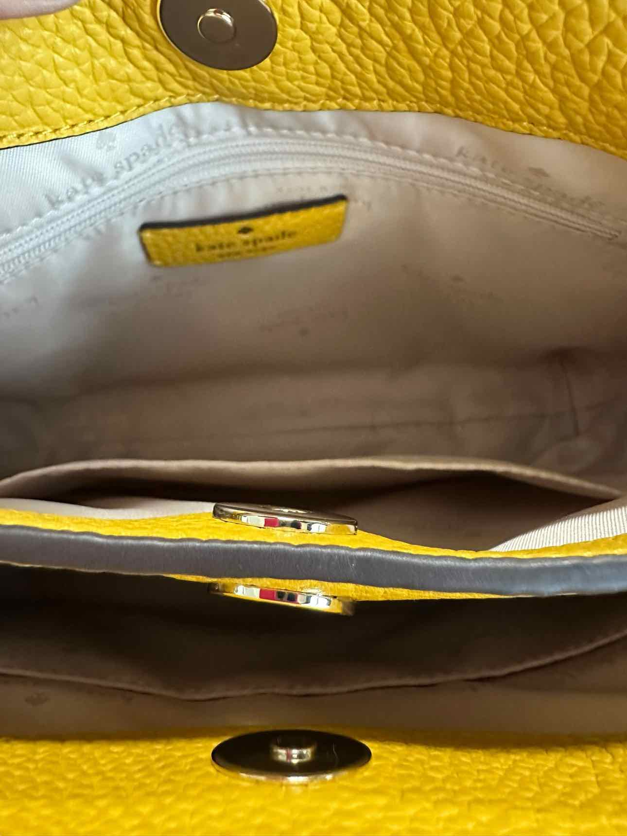 Kate Spade Aubrey Leather Satchel Gold Leather Satchel