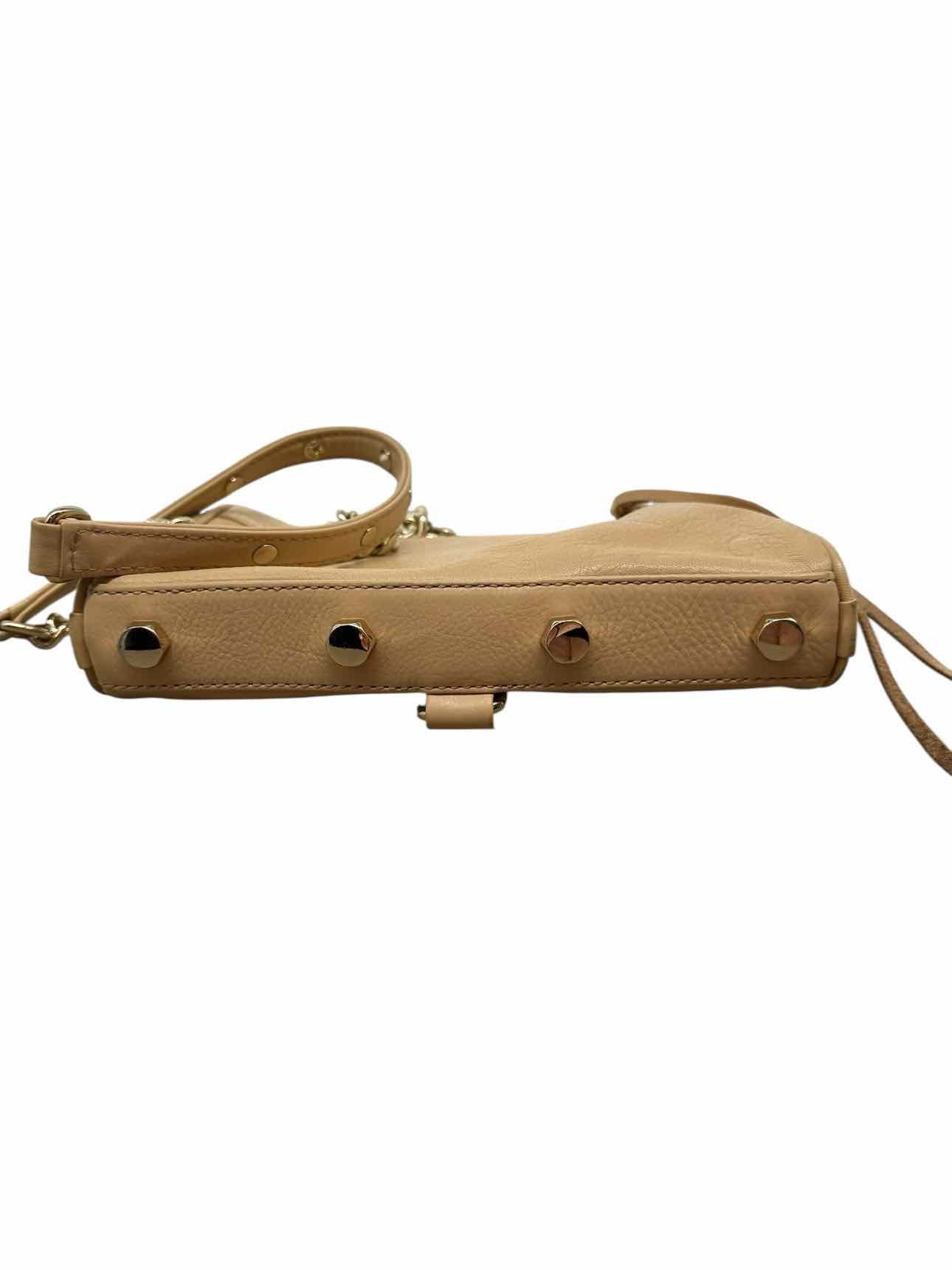 Rebecca Minkoff Mini M.A.C. Beige Leather Crossbody