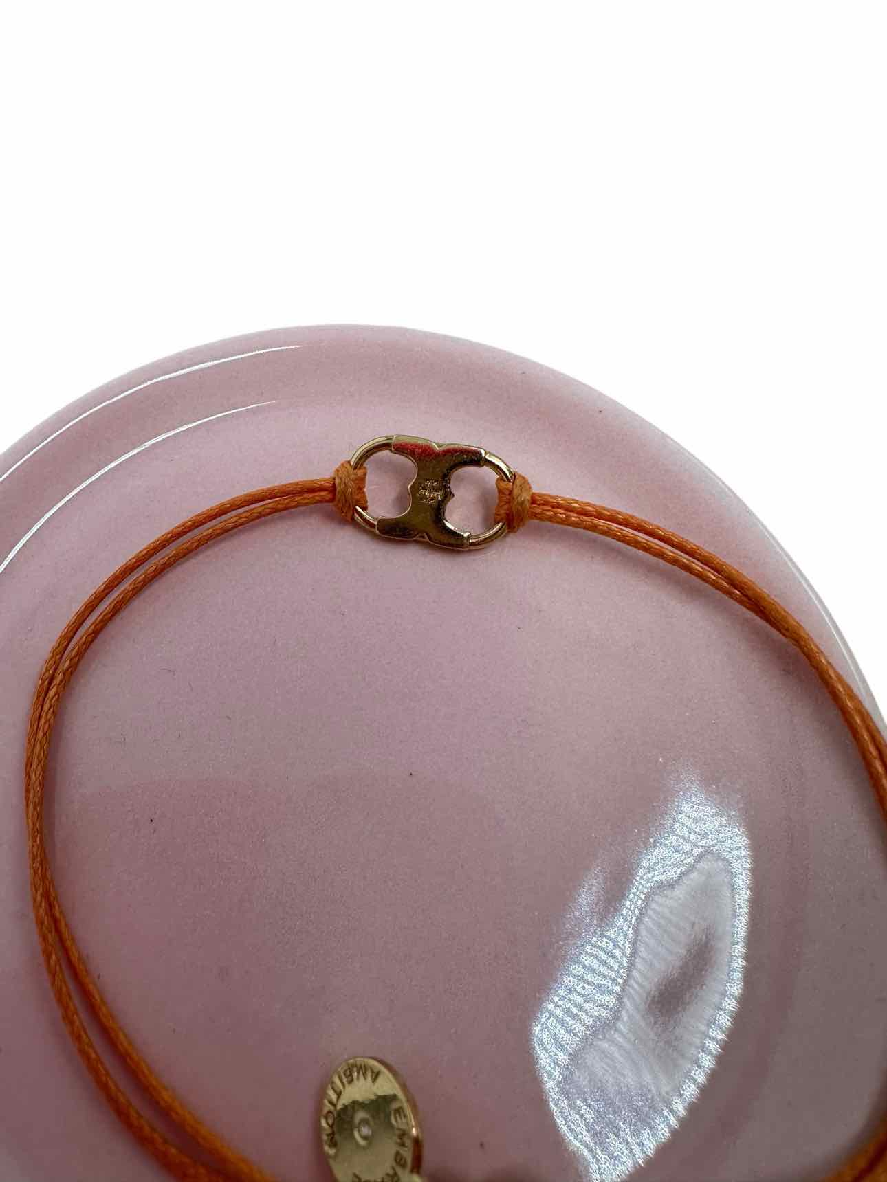 Tory Burch Embrace Ambition Orange Cord Bracelet