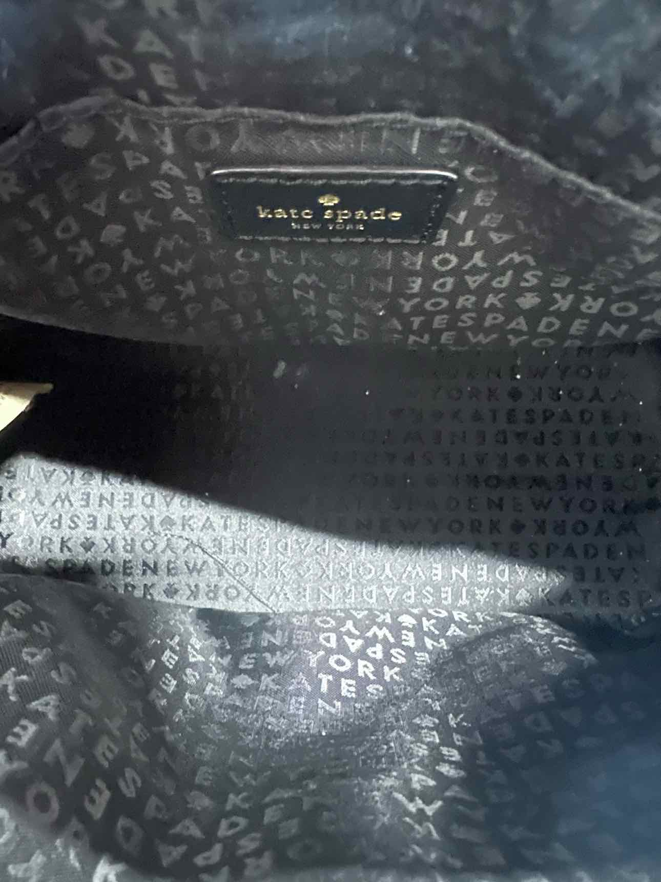 Kate Spade Small Carli Grove Street Black Leather Satchel