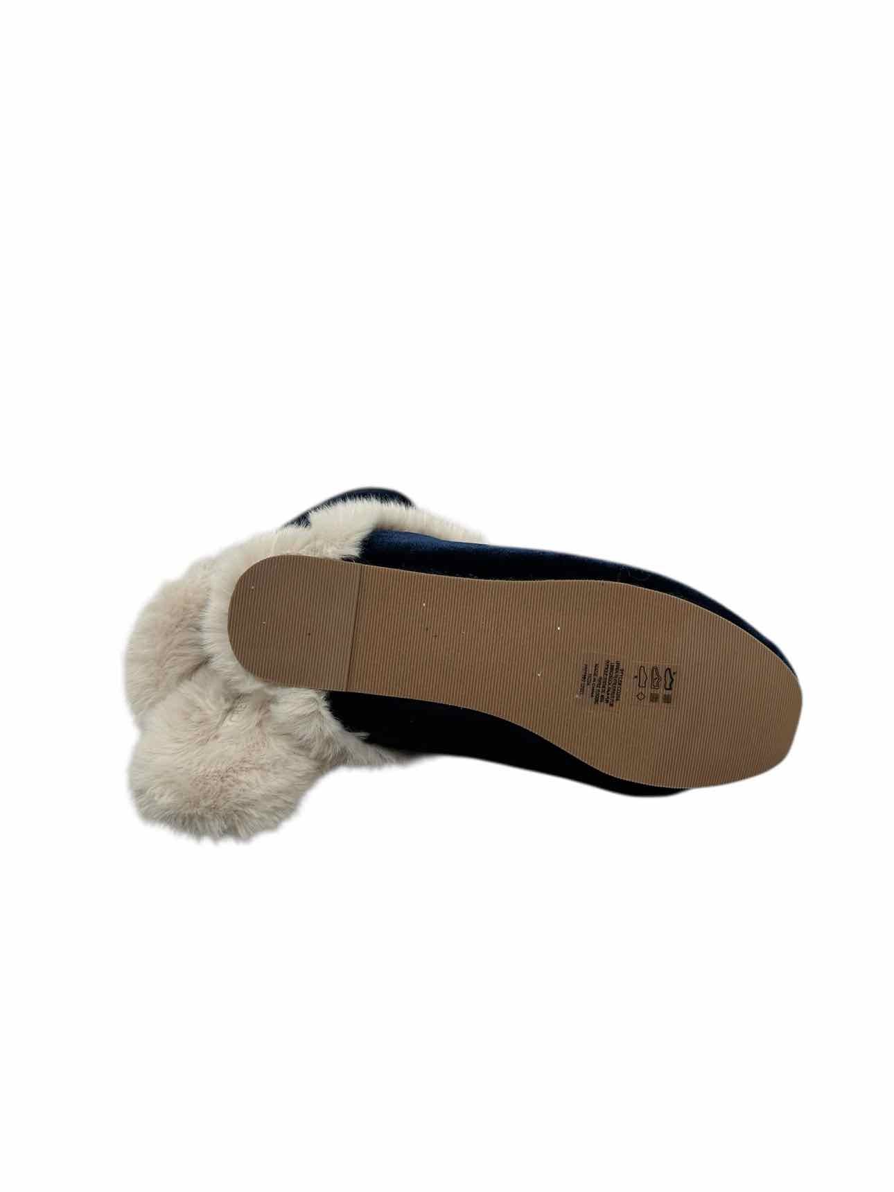 J. Crew Bit Slippers Navy Shoe Size 11 **NEW**