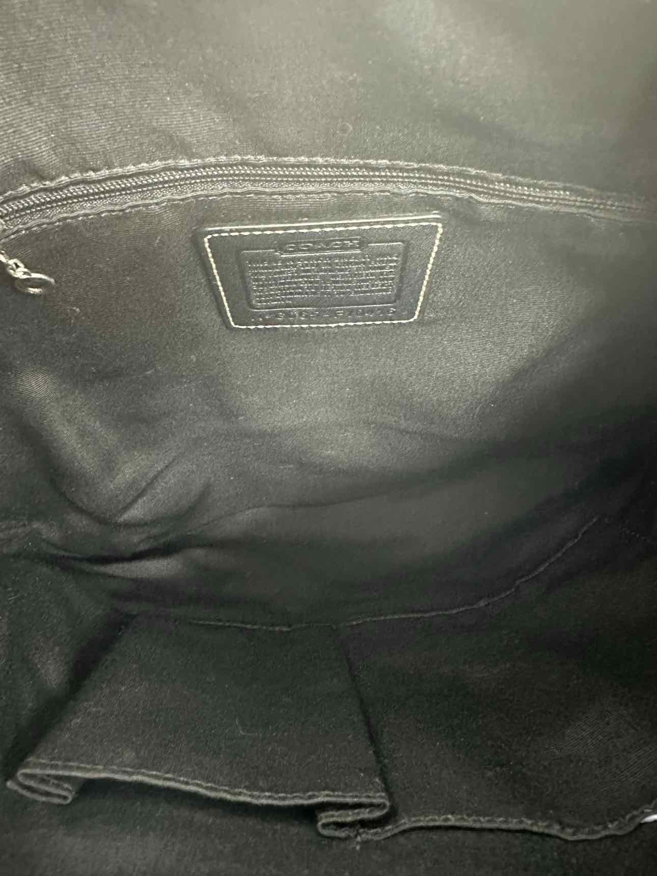 Coach Black Canvas Crossbody