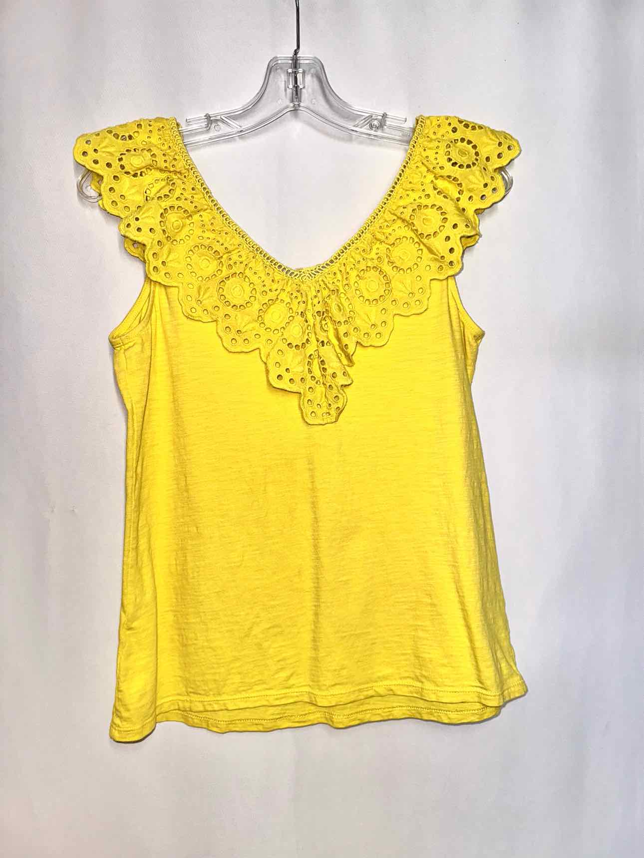 Lilly Pulitzer Yellow Size S Sleeveless Top