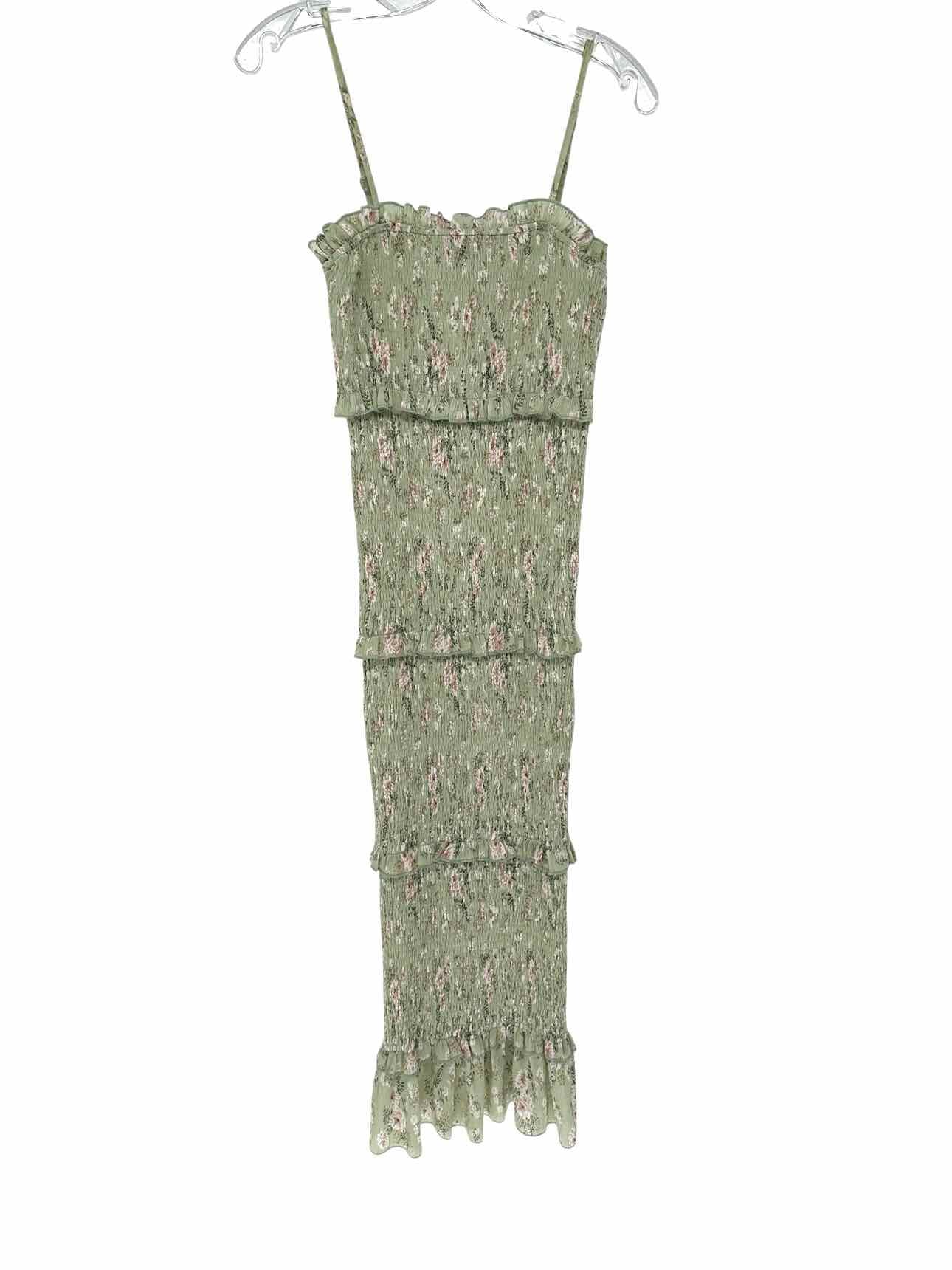 VICI Lt. Green Midi Dress Size S