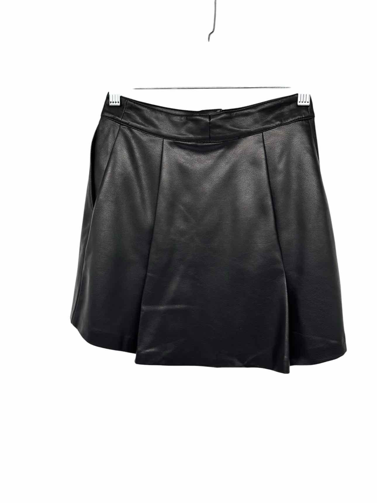 Astr Mikita Pleated Faux Leather Mini Skirt Size XS