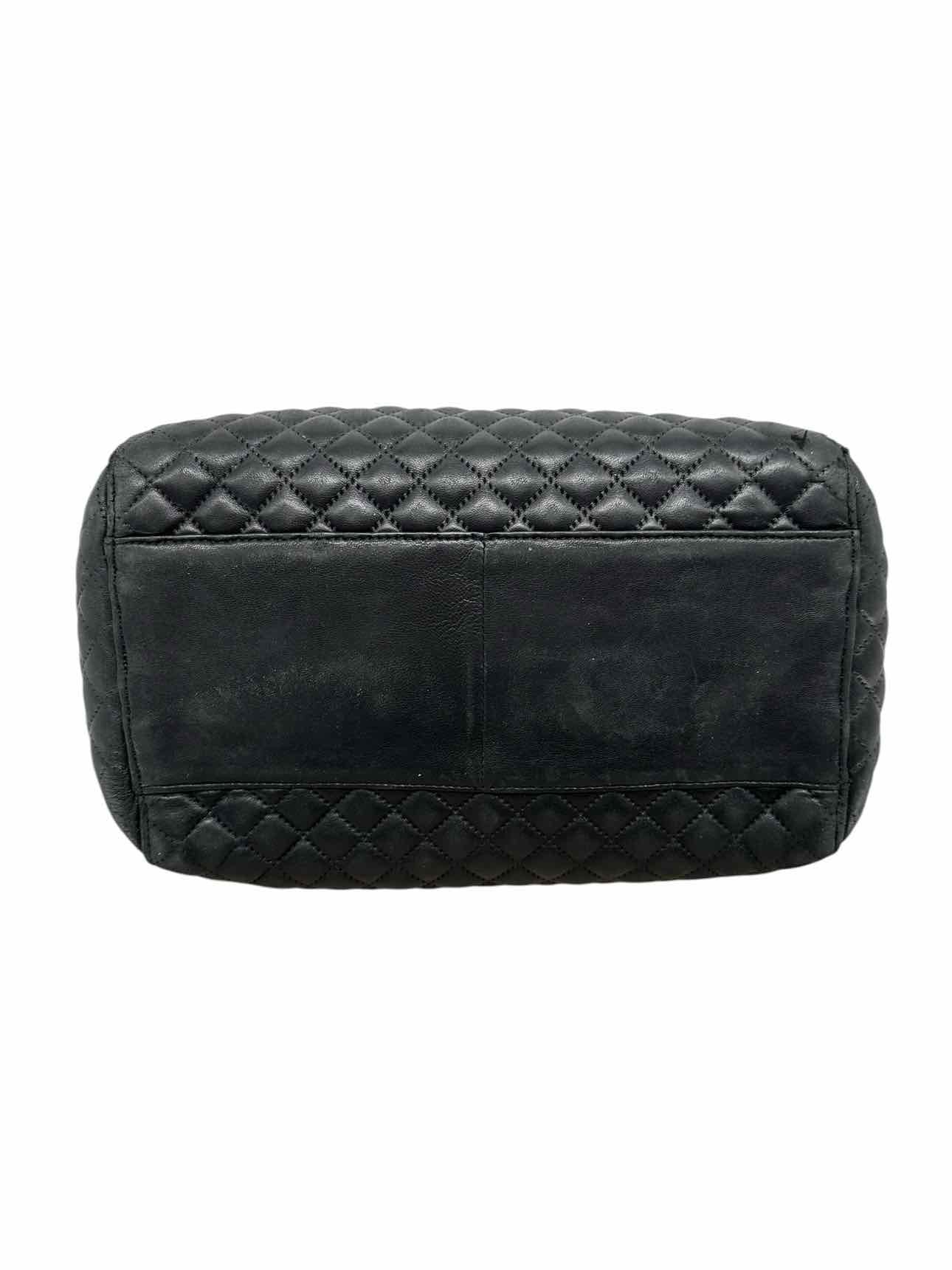 Talbots Black Leather Satchel