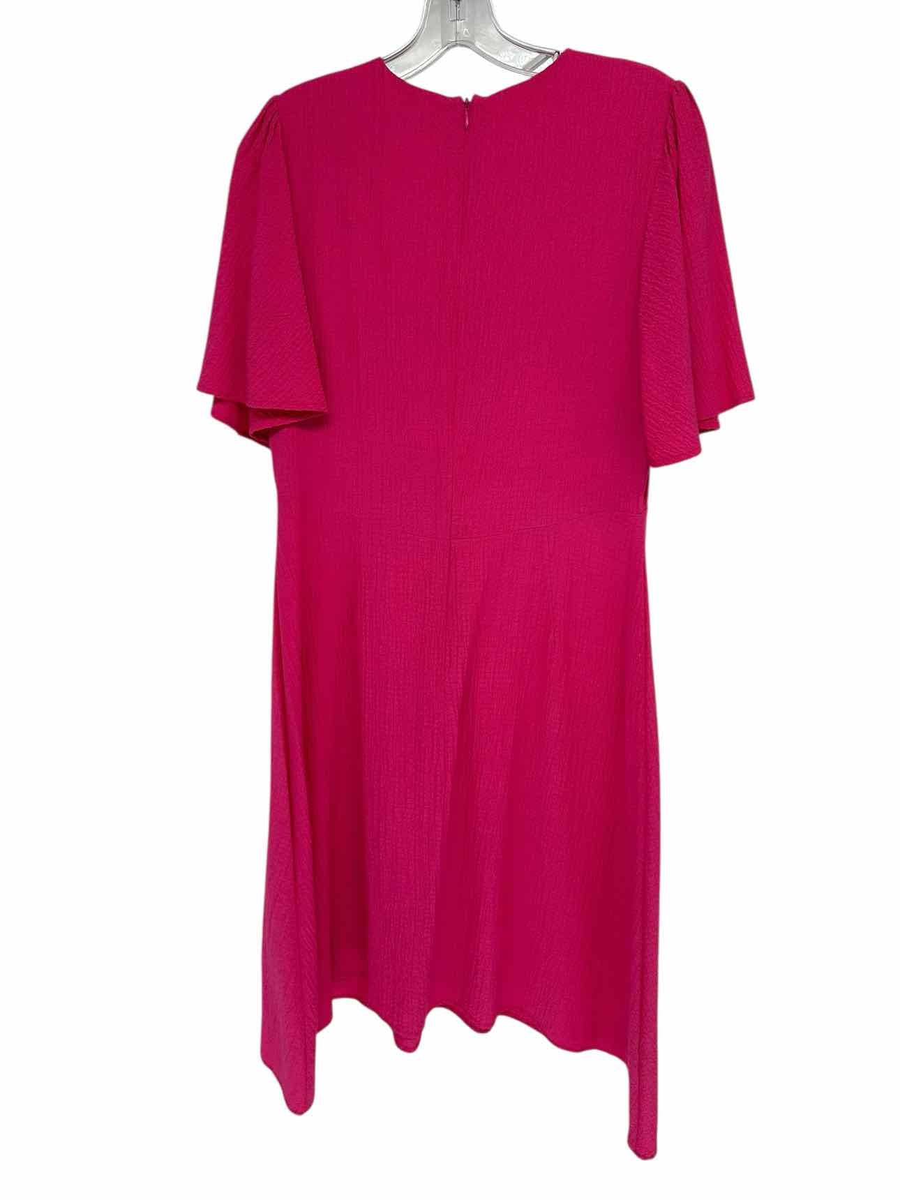 Calvin Klein Fuschia Midi Dress Size 8