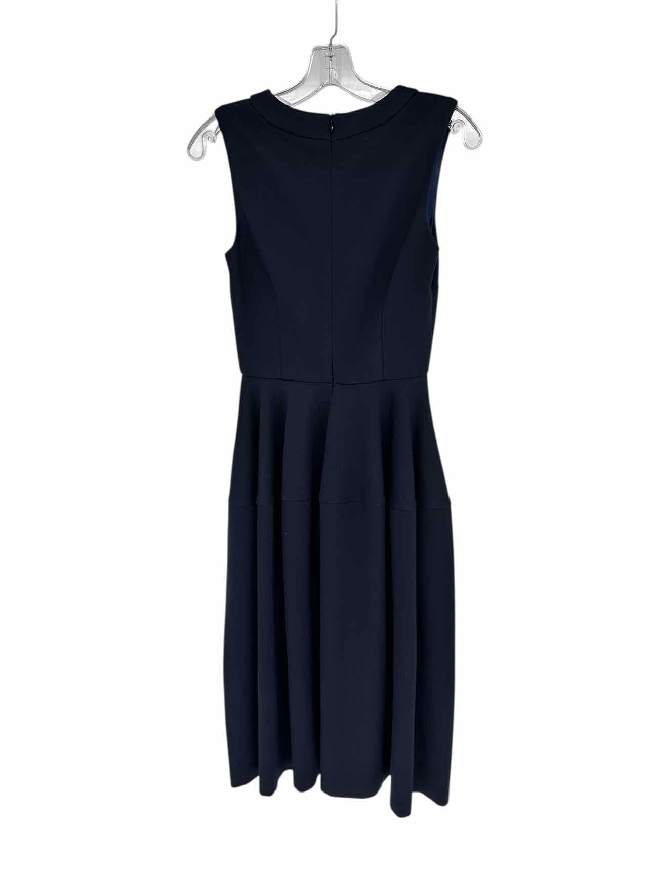 N Nicholas Navy Sleeveless Midi Dress Size 4