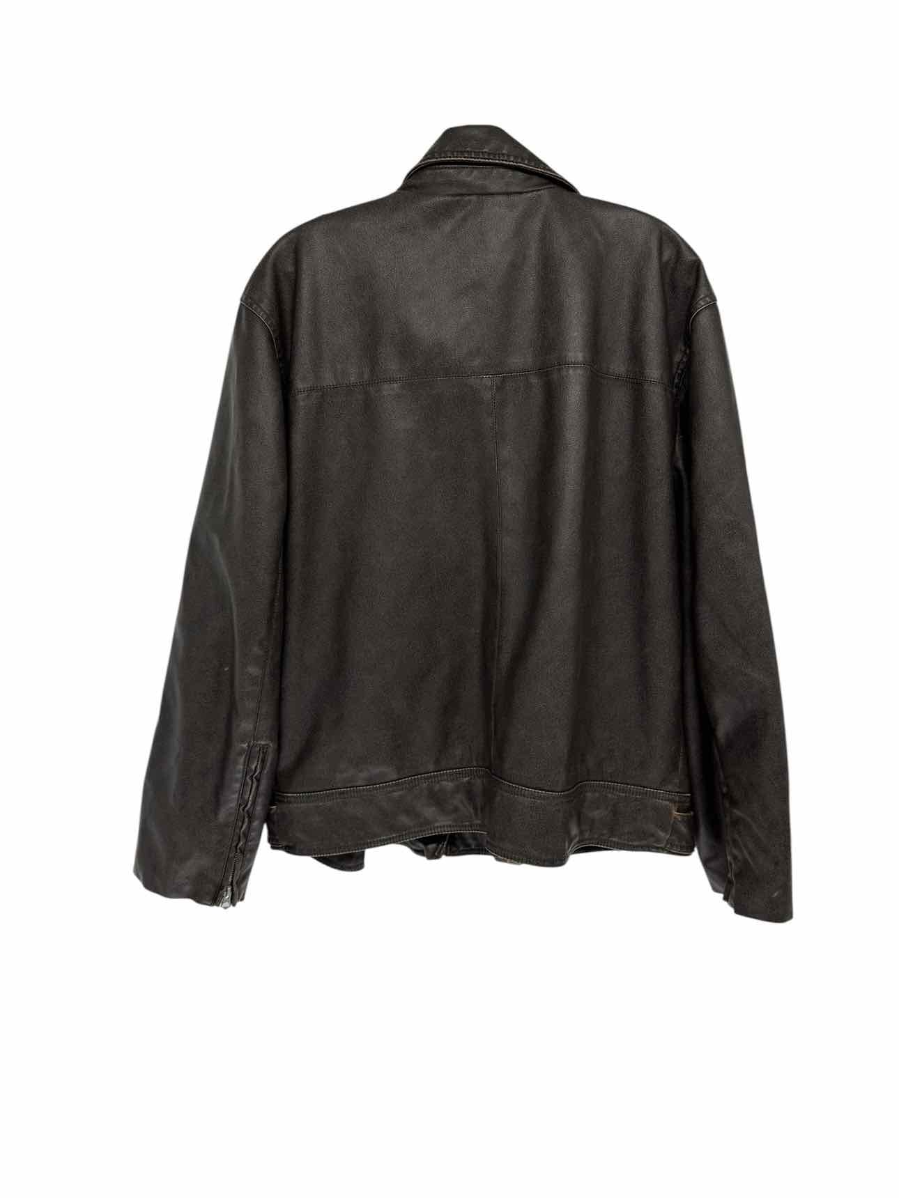 Divided Brown Moto Jacket Size S