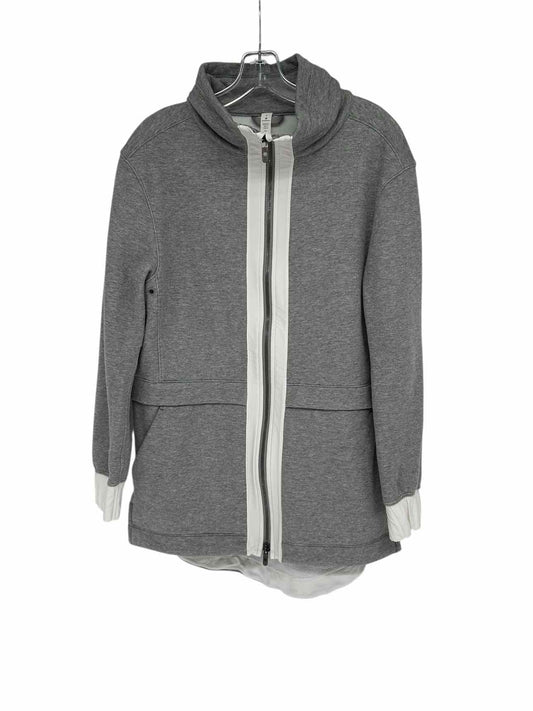Lululemon Light As Warmth Zip Front Jacket Gray Size 8