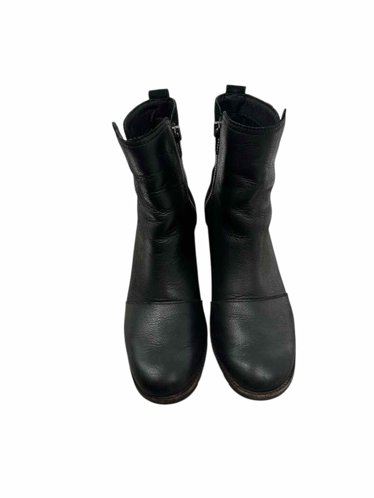 Sorel Cate Lug Sole Black Bootie Shoe Size 7