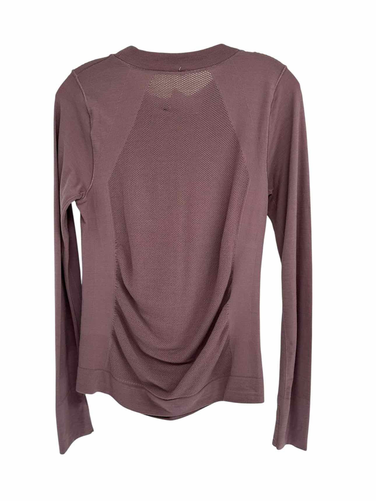 Athleta Foresthill Wool Ascent Top Mauve Size M
