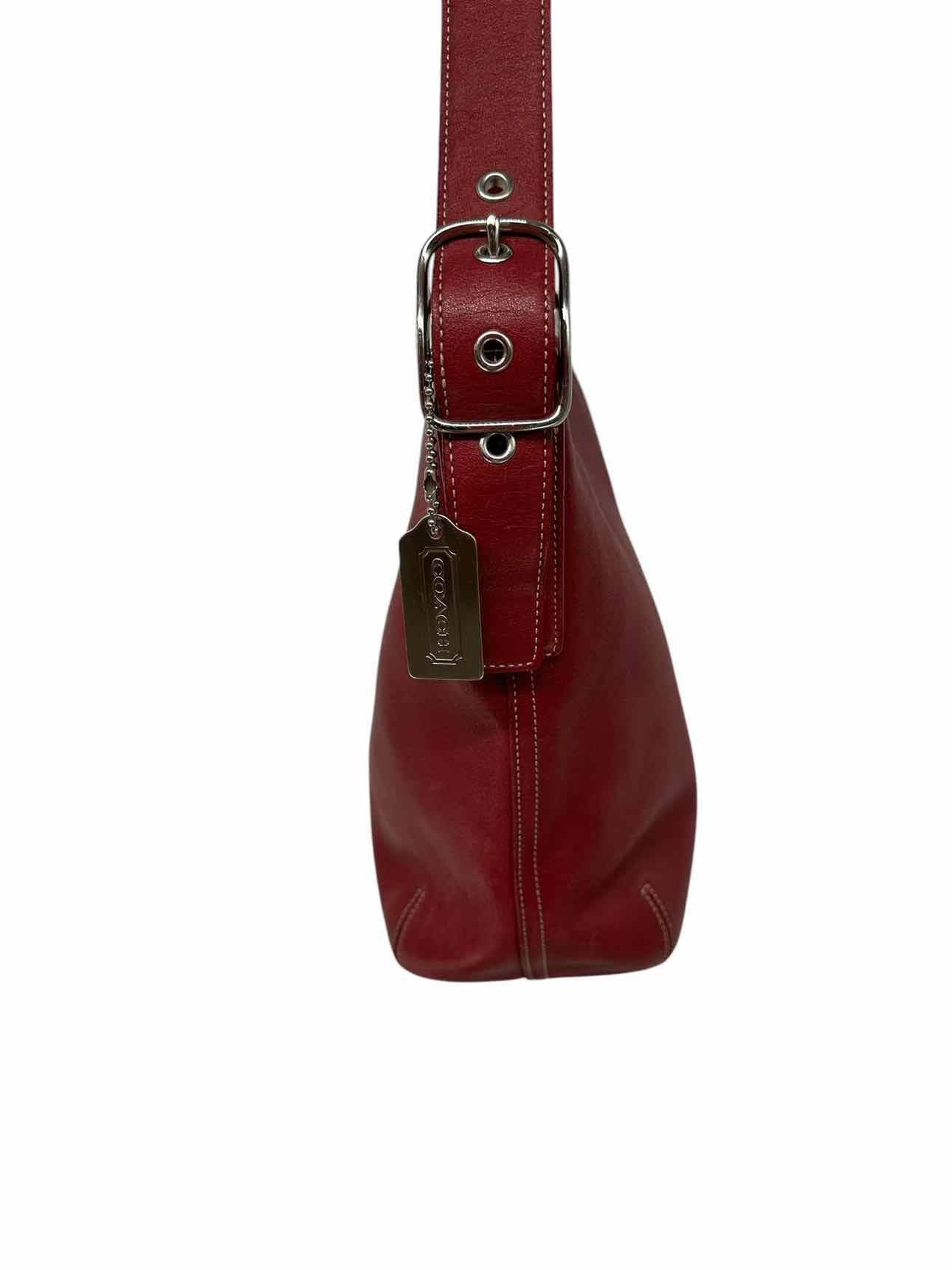 Coach Soho Bucket Bag Red Leather