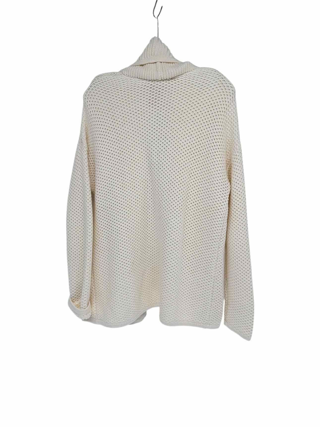 Haven Honeycomb Shawl Cardigan Cream Size M
