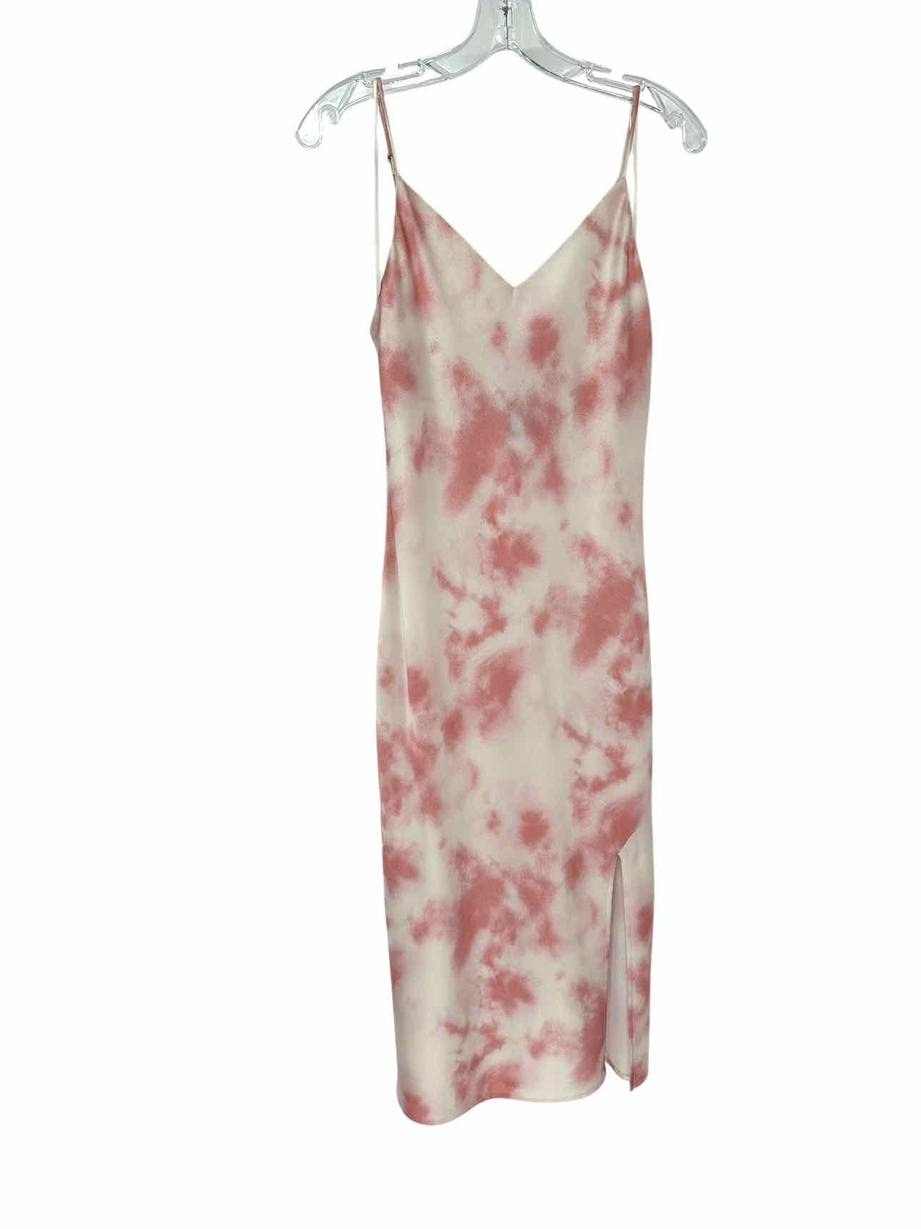 Willow Pink Slip Midi Dress Size S