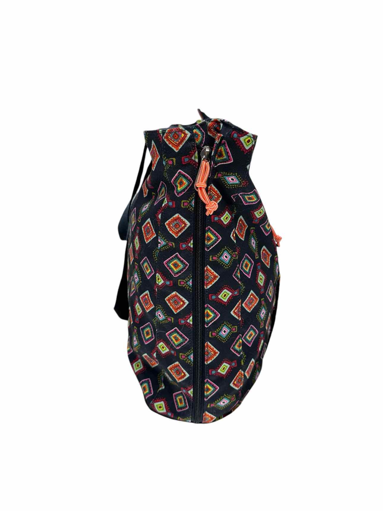 Vera Bradley Mini-Medallion Expandable Tote Navy