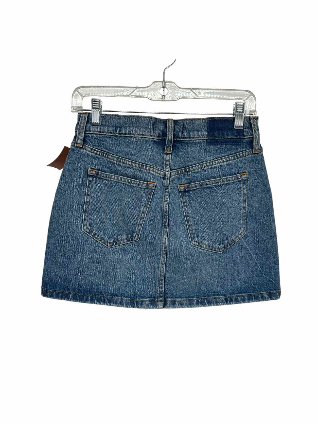 Abercrombie & Fitch Blue Jean Studded Mini Skirt Size 2