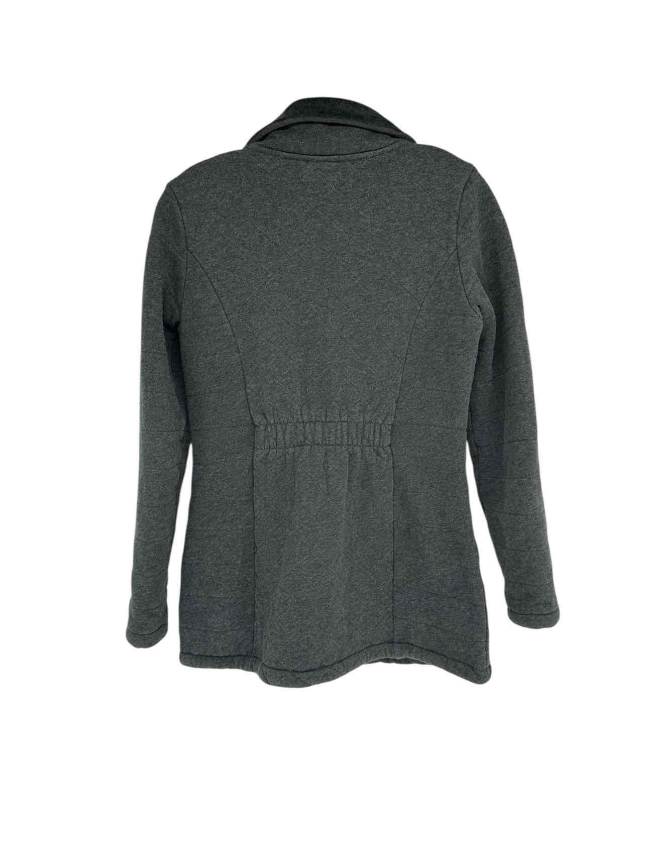 The North Face Caroluna Quilted Zip Front Charcoal Jacket Size S