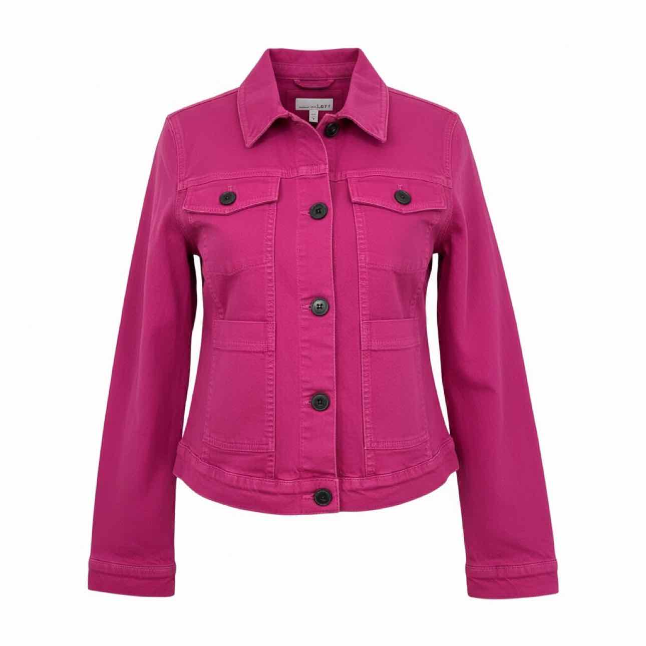 Loft Fuschia Size M Jean Jacket