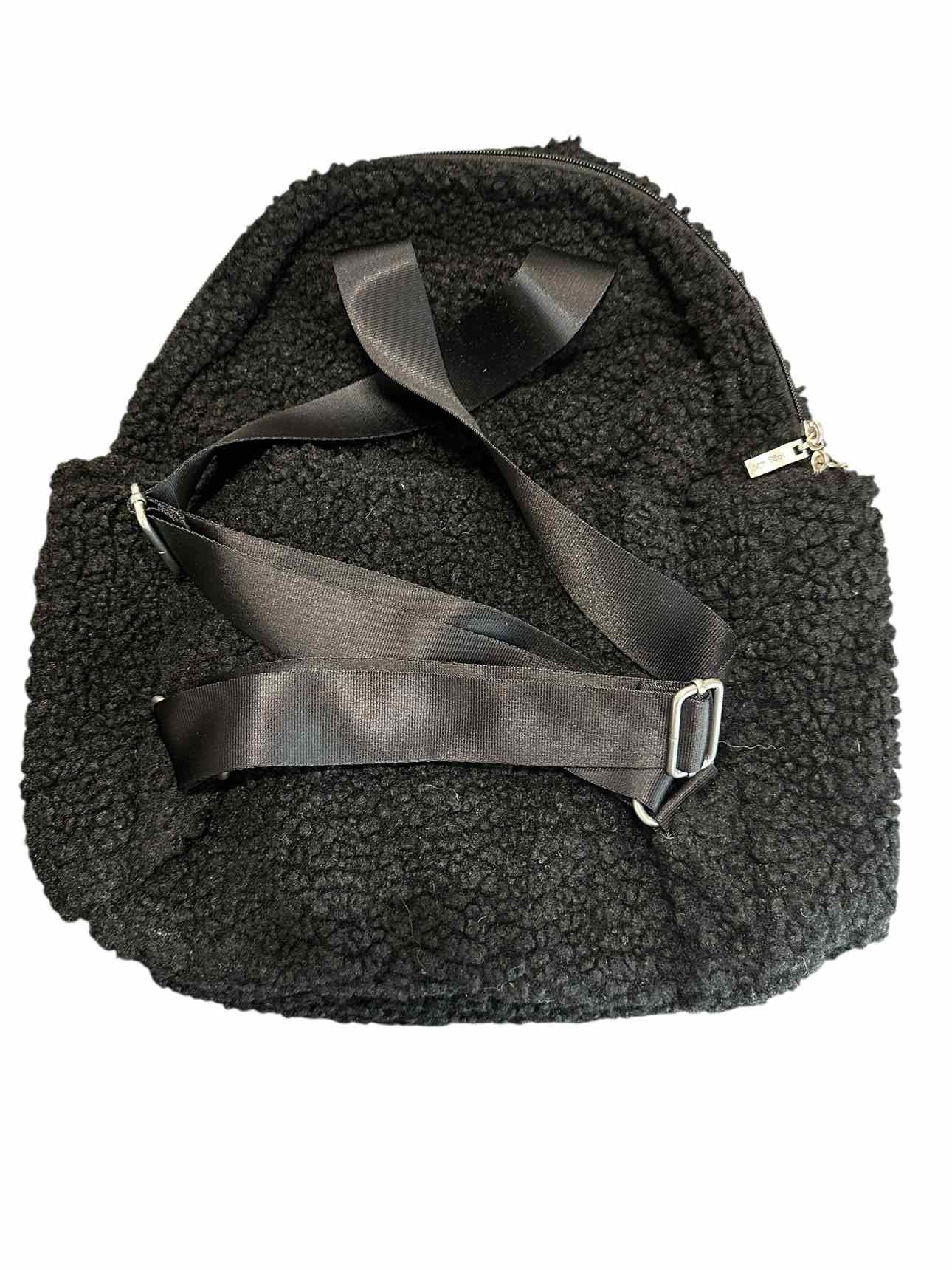 Baggallini All Day Backpack Black Sherpa **NEW**