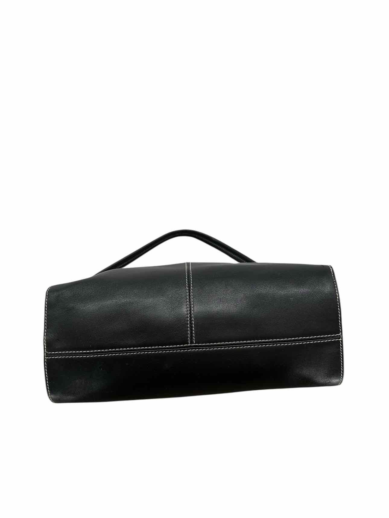J.Jill Black Leather Shoulder Bag