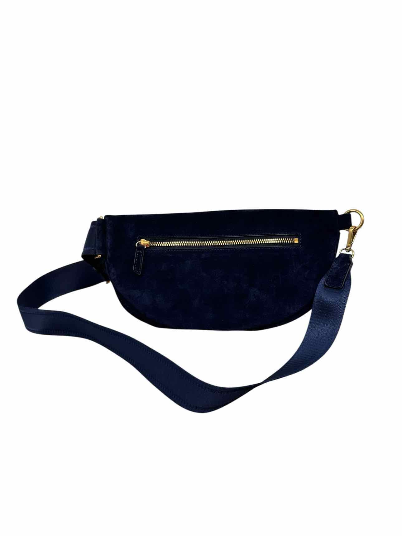 Quince Navy Italian Suede Sling Bag