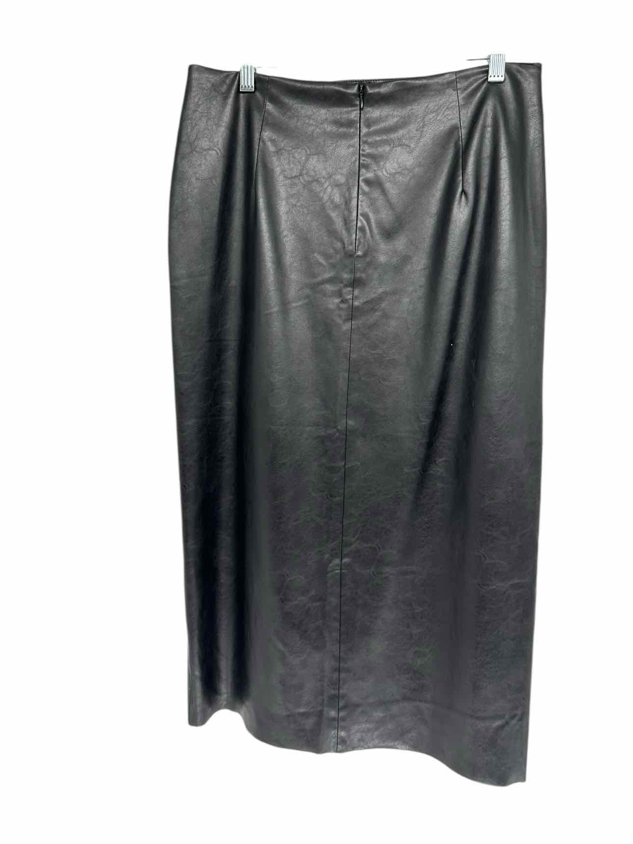 Zara Black Midi Pencil Skirt Size L