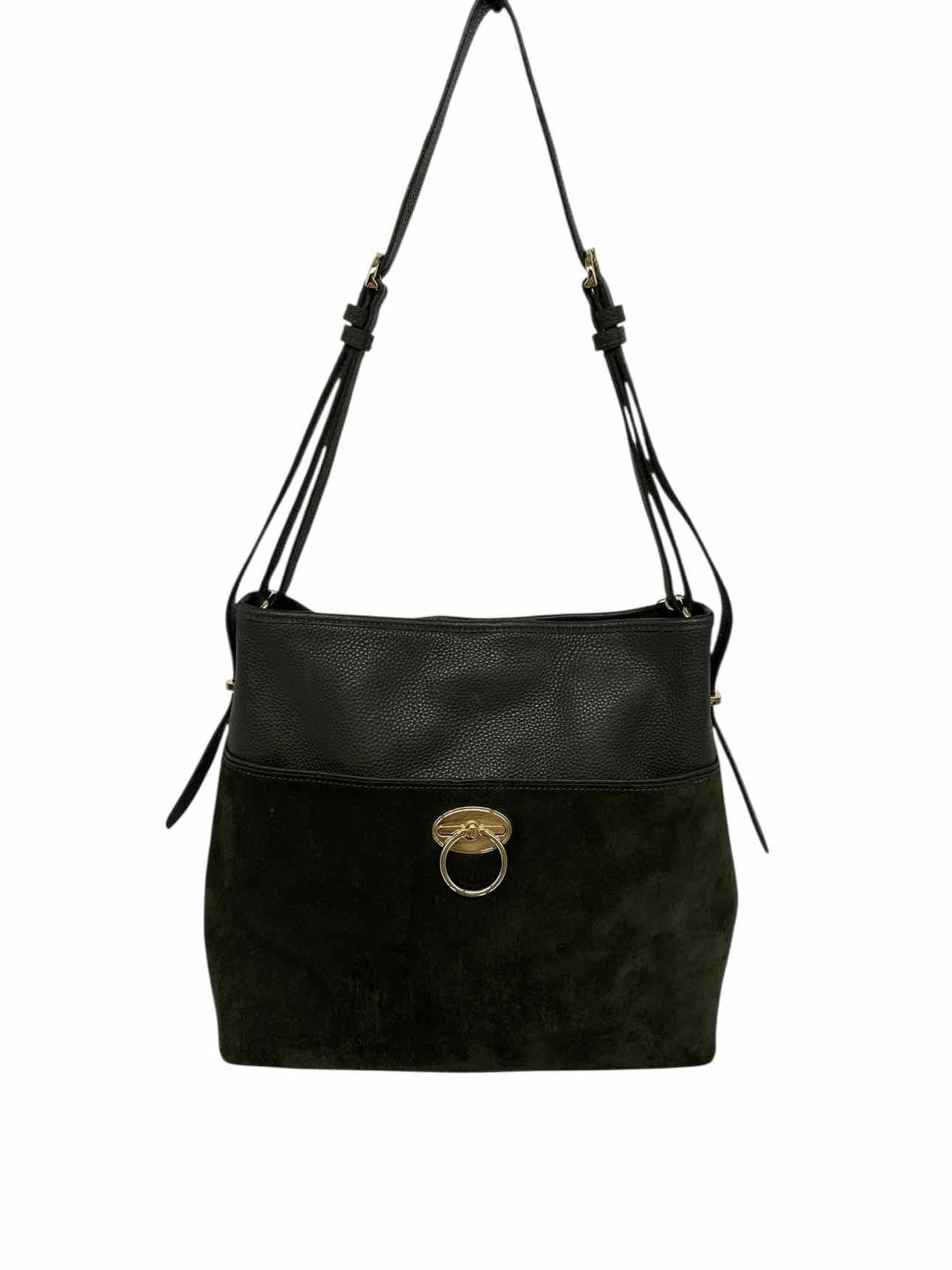 Talbots Green Leather Hobo