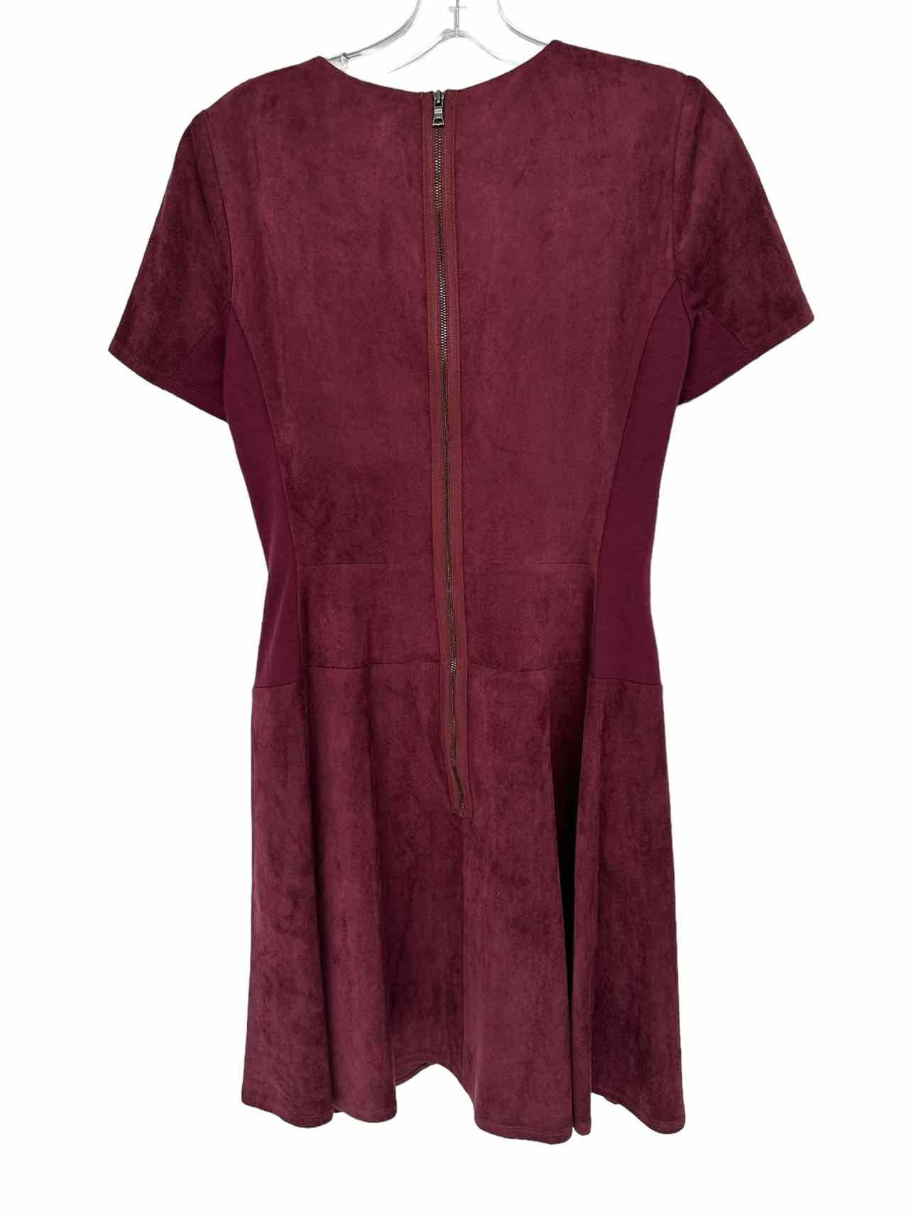 BCBGMaxazria Burgundy Size 8 Dress