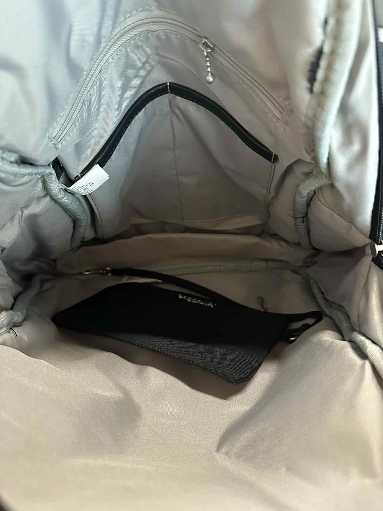Baggallini All Day Backpack Black Sherpa **NEW**