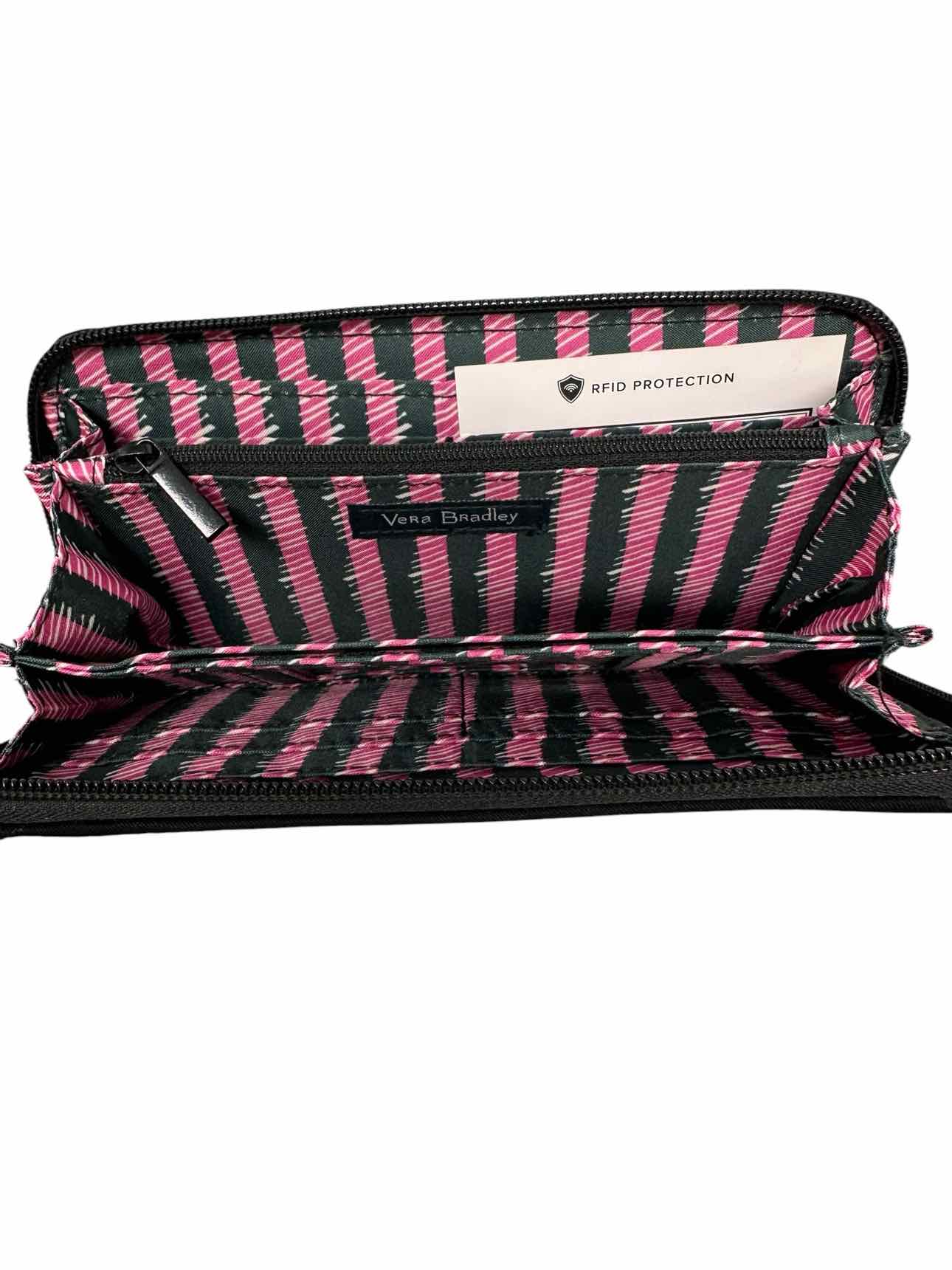 Vera Bradley RFID Zip Around Wallet w/ Wristlet Strap **NEW**