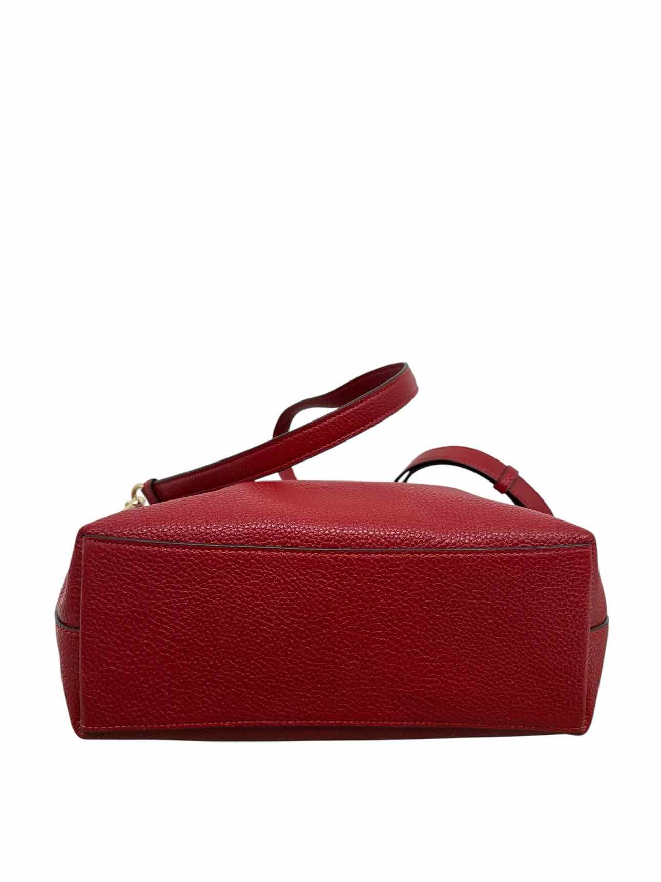 Coach Remi Red Leather Satchel