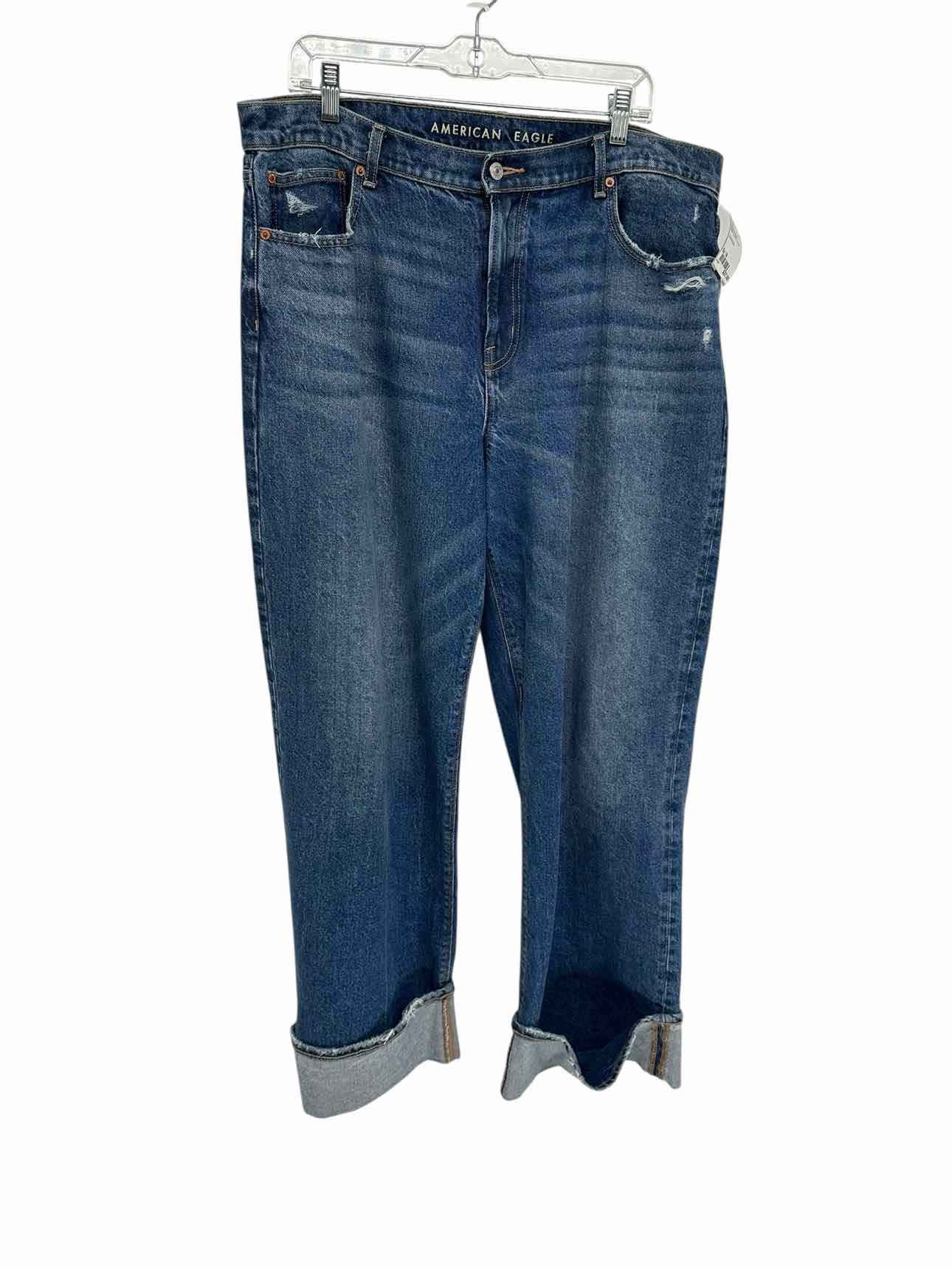 American Eagle Blue Stovepipe Jeans Size 16