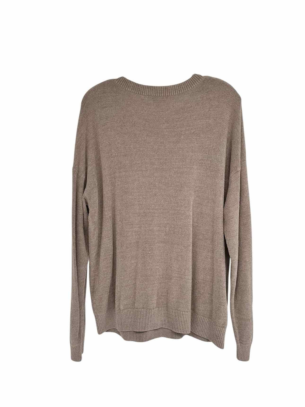 Barefoot Dreams Taupe CozyChic Ultra Lite Love Crewneck Size L