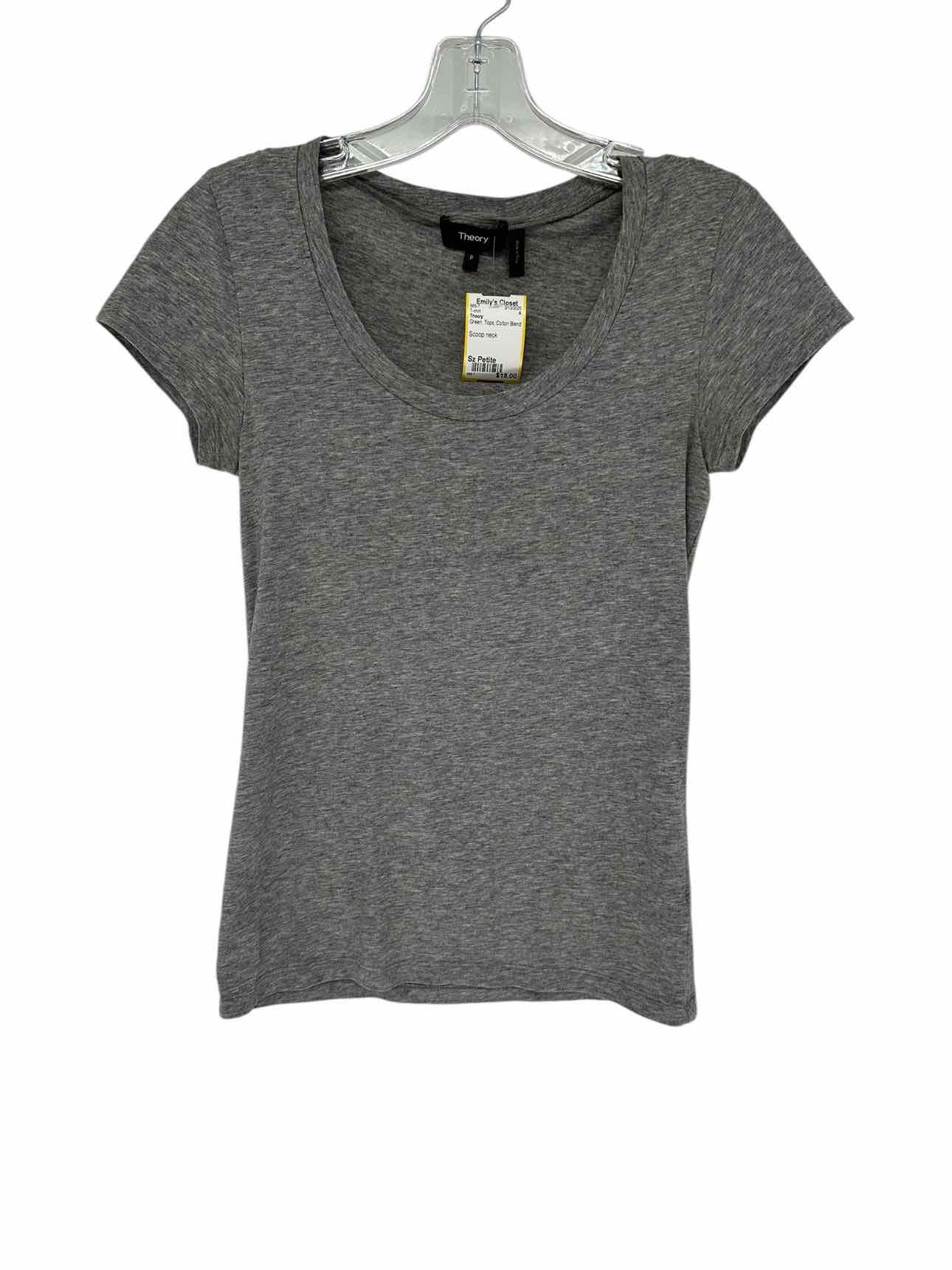 Theory Gray T-shirt Size Petite