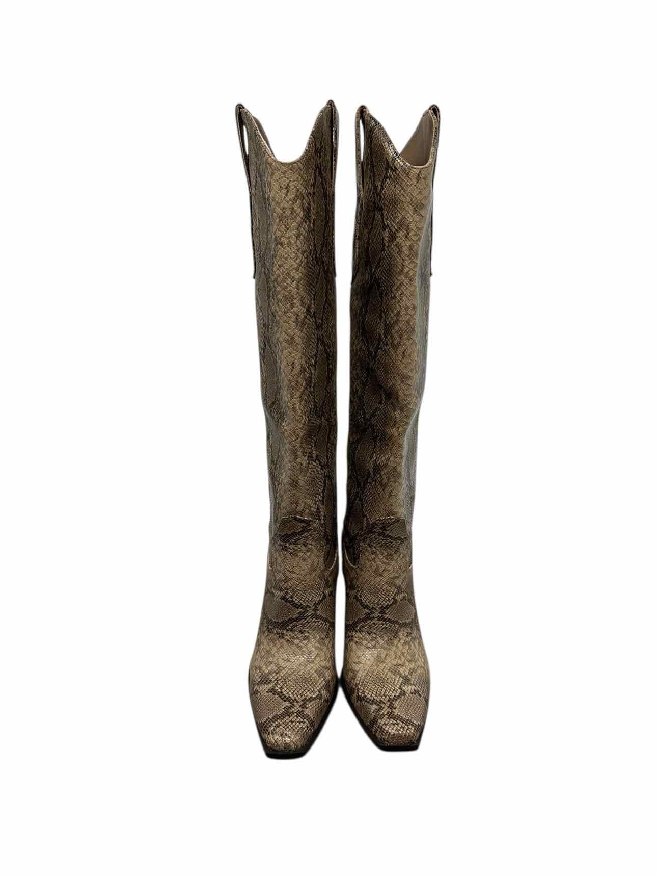 Billini Catya Tall Boots Beige Shoe Size 7 **NEW**