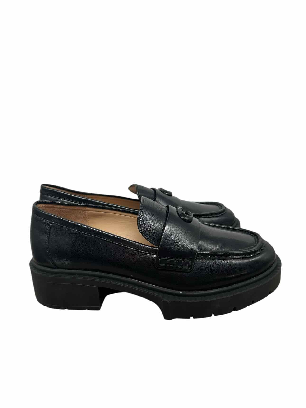 Coach Leah Loafer Black Shoe Size 8 **NEW**