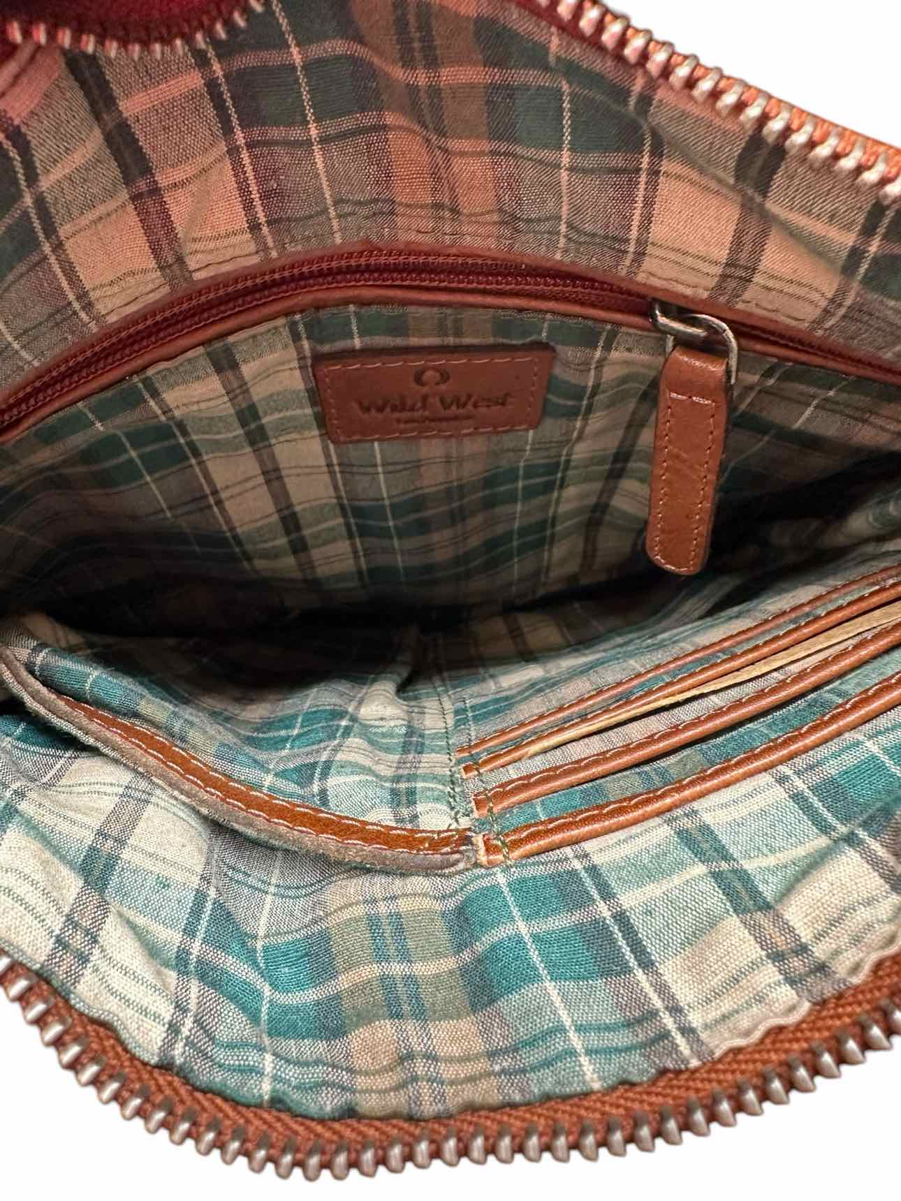Wild West Cognac Leather Crossbody