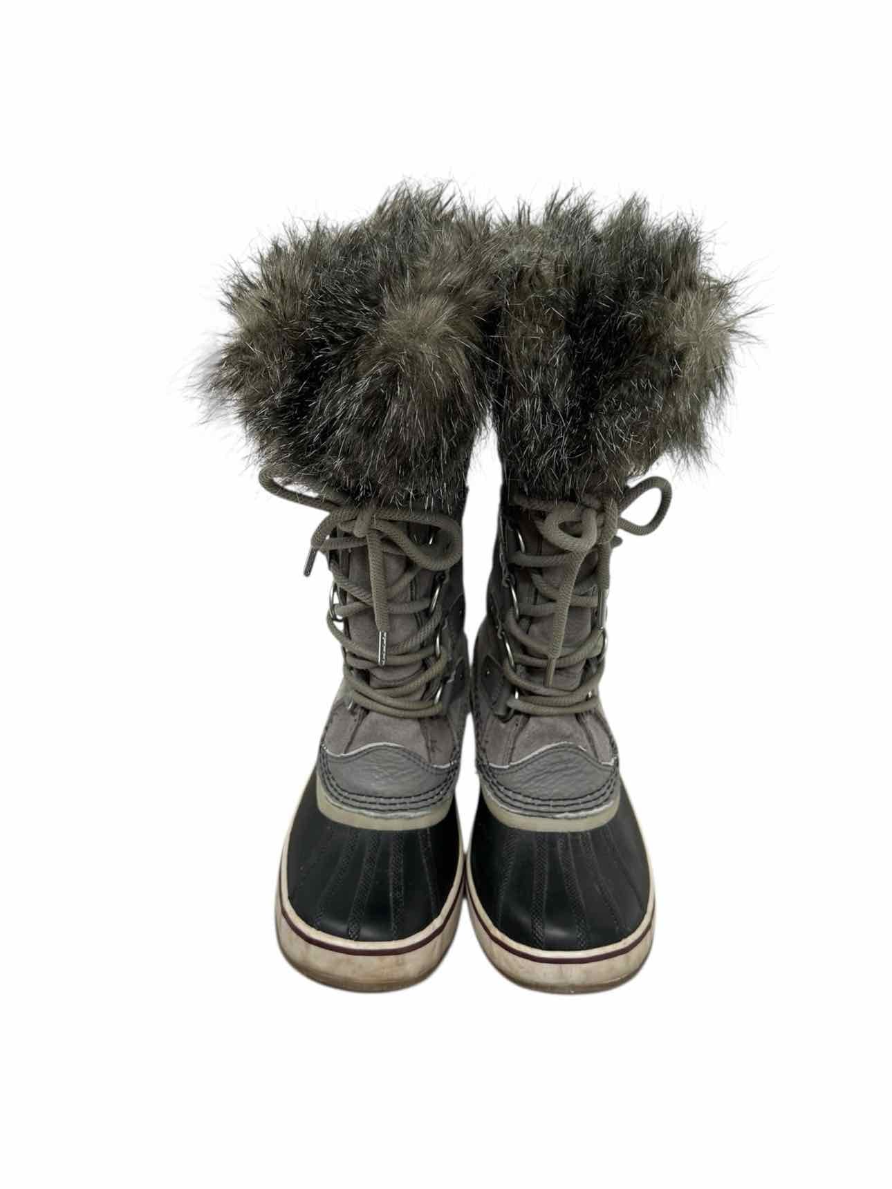 Sorel Joan of Arctic Waterproof Pac Boots Gray Shoe Size 7