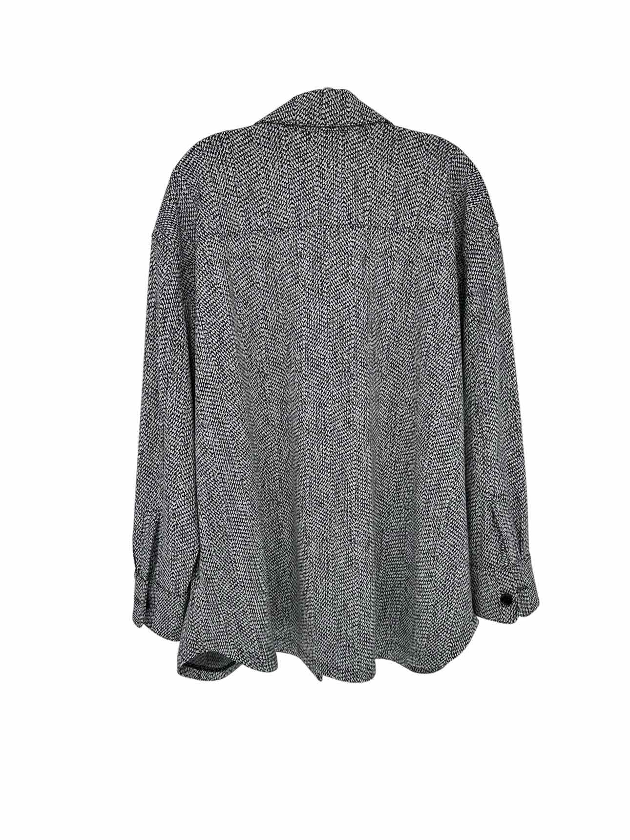 Athleta Braiden Textured Shirt Jacket Size XL