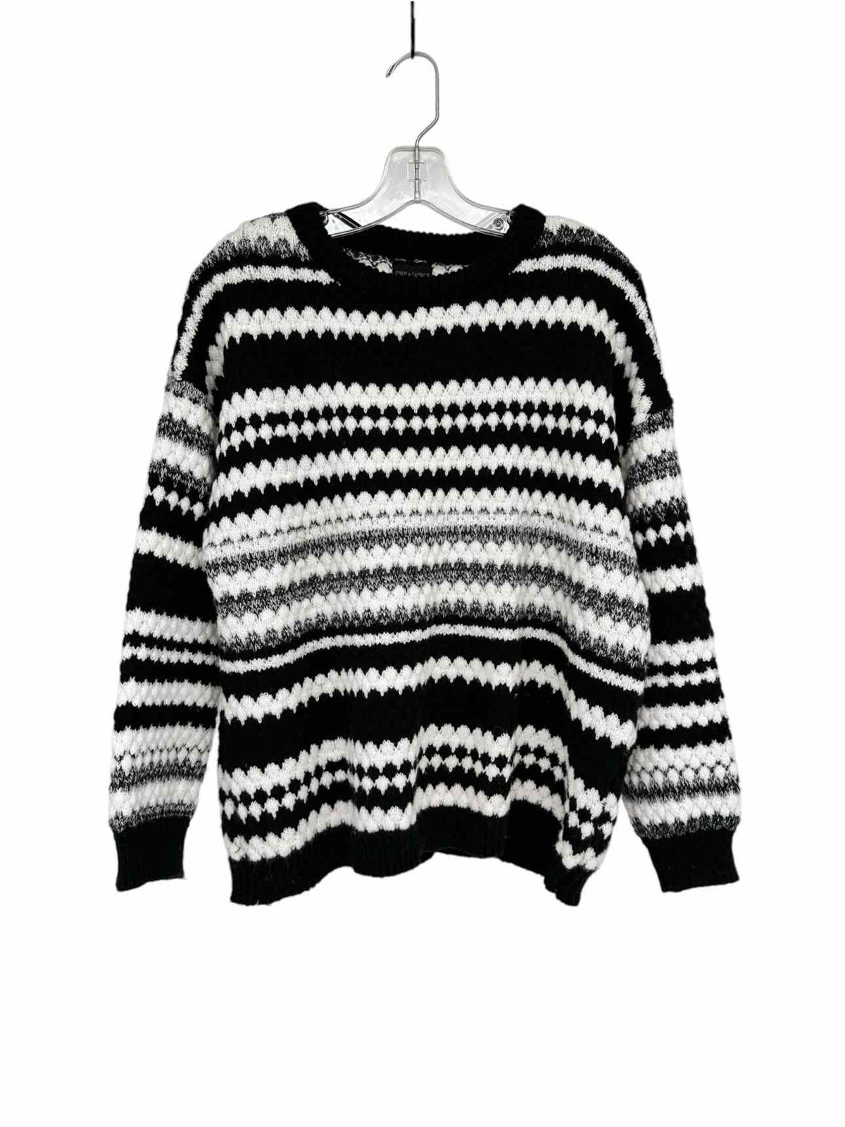Coco + Carmen Black/white Sweater Size S/M **NEW**