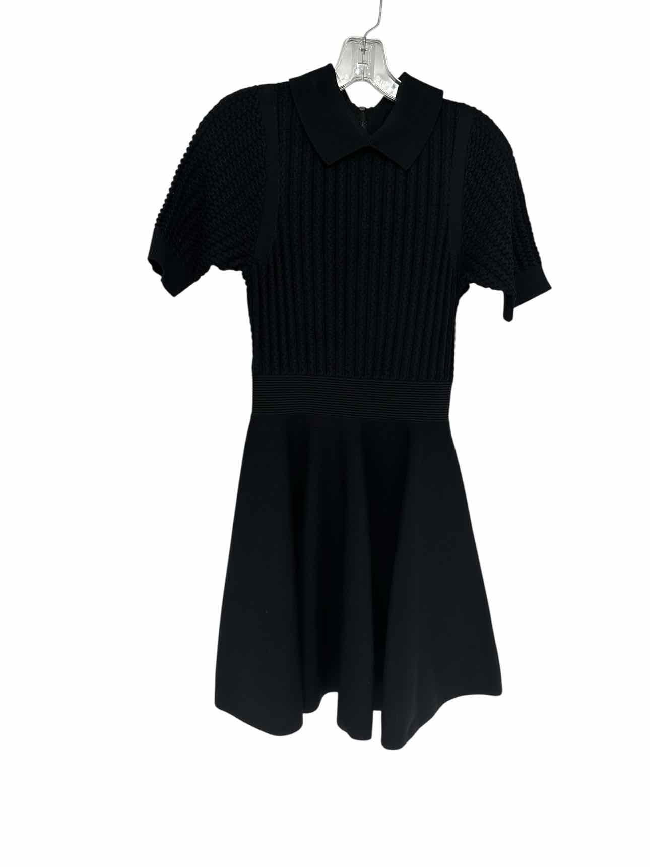 Ted Baker Mia Short Sleeve Skater Dress Black Size 4