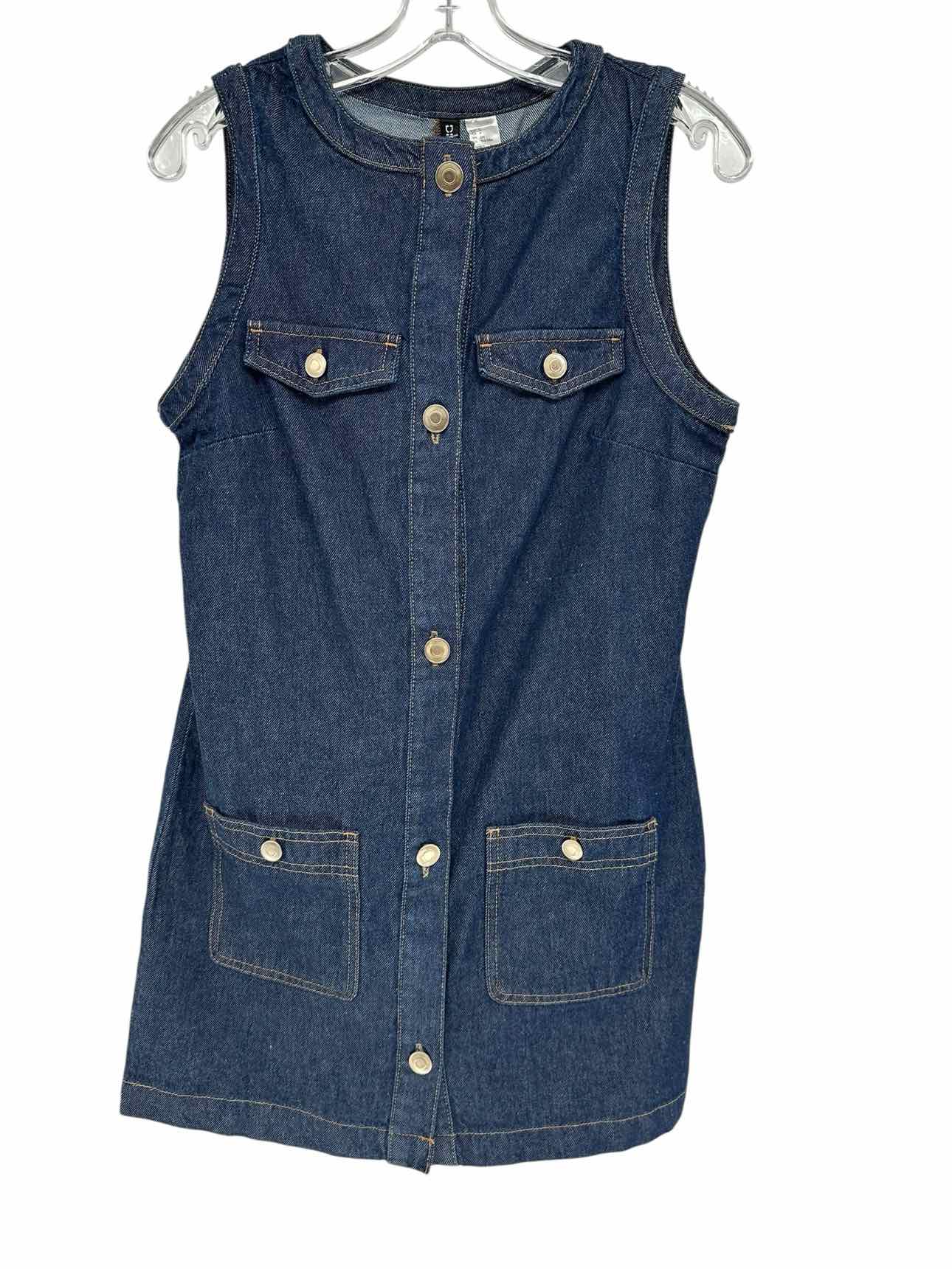 Divided Blue Sleeveless Dress Size S **NEW**