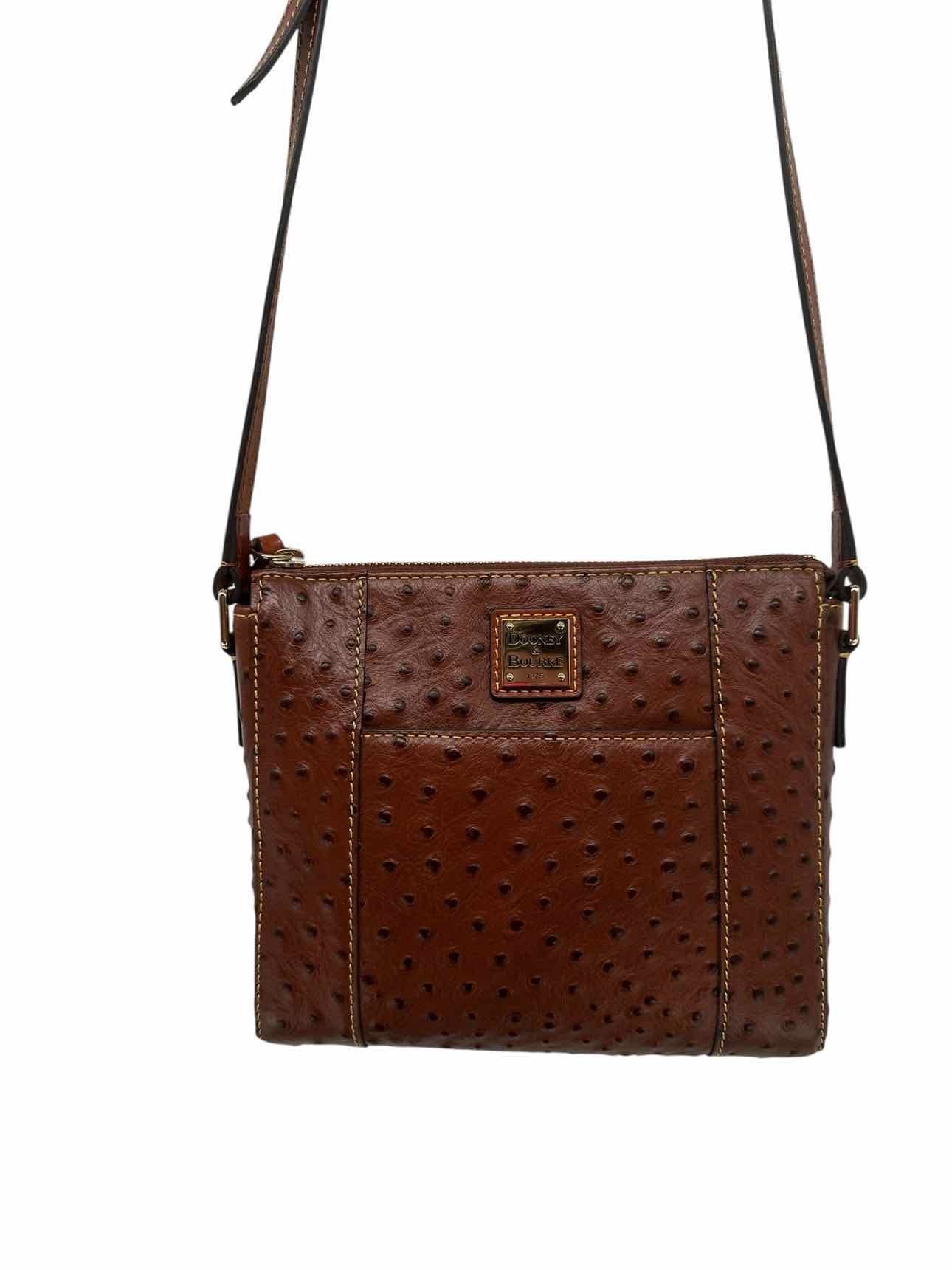 Dooney & Bourke Ostrich Embossed Lexington Crossbody
