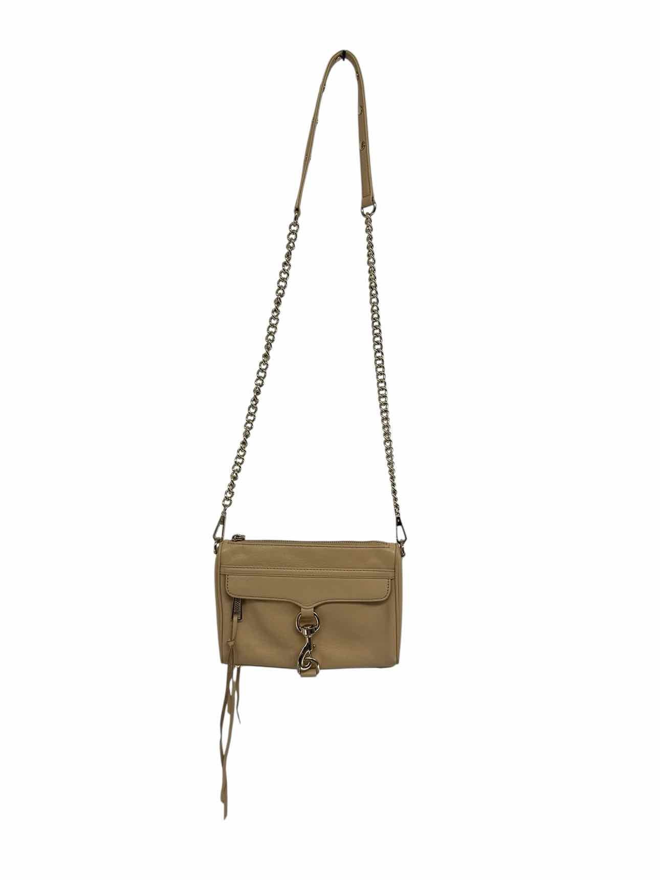 Rebecca Minkoff Mini M.A.C. Beige Leather Crossbody