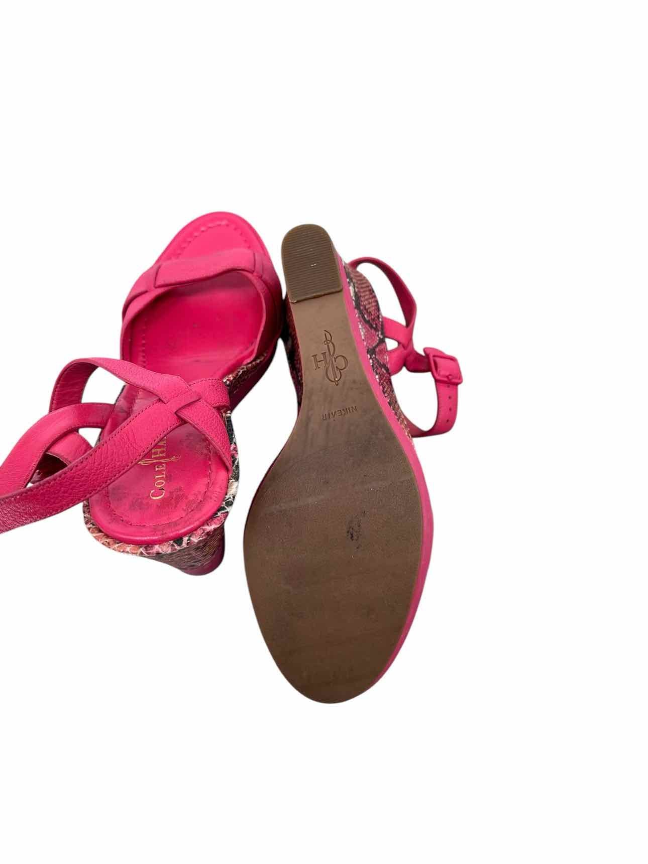 Cole Haan Pink Platform Wedge Shoe Size 9